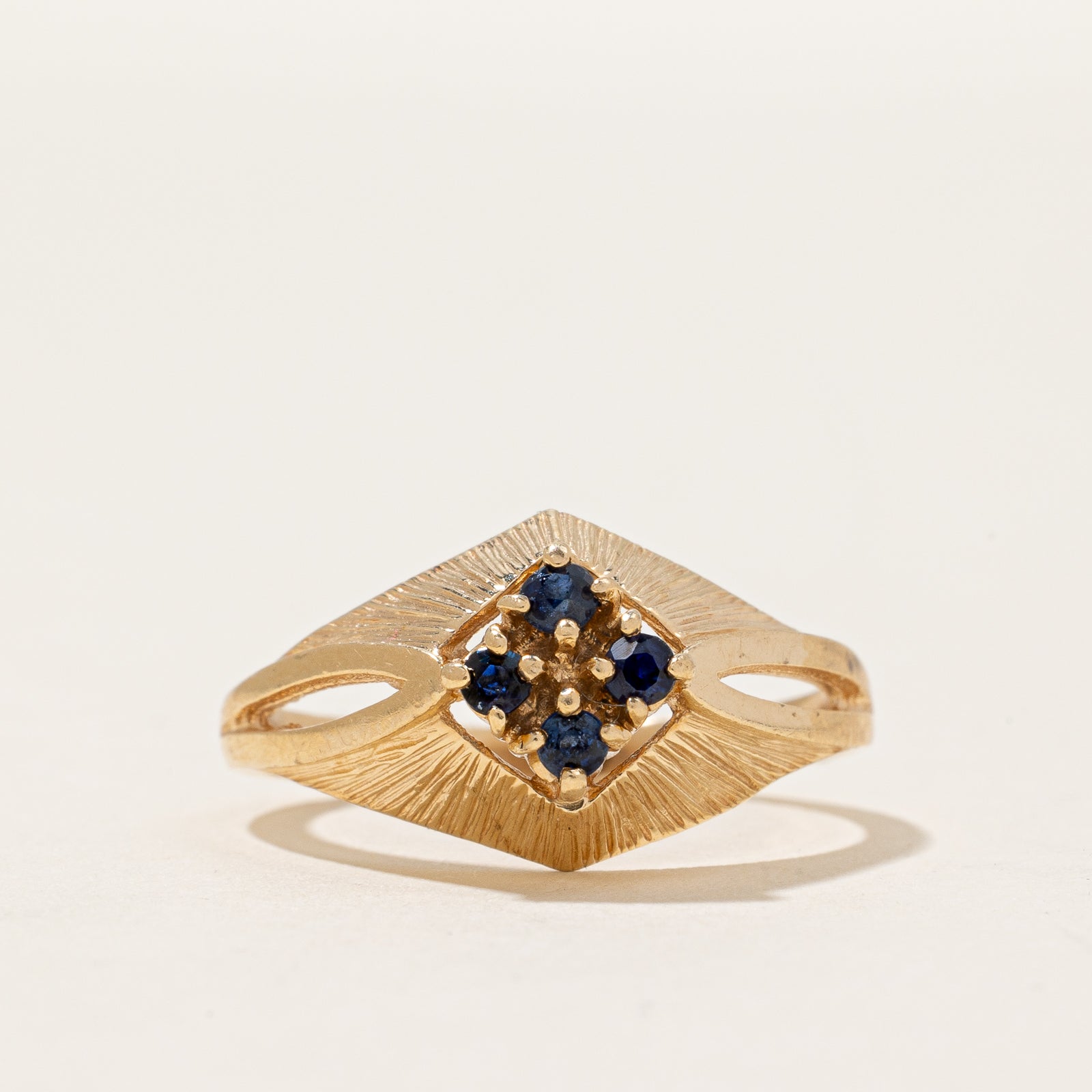 Blue Sapphire Ring | 0.14ctw | SZ 5.5 |