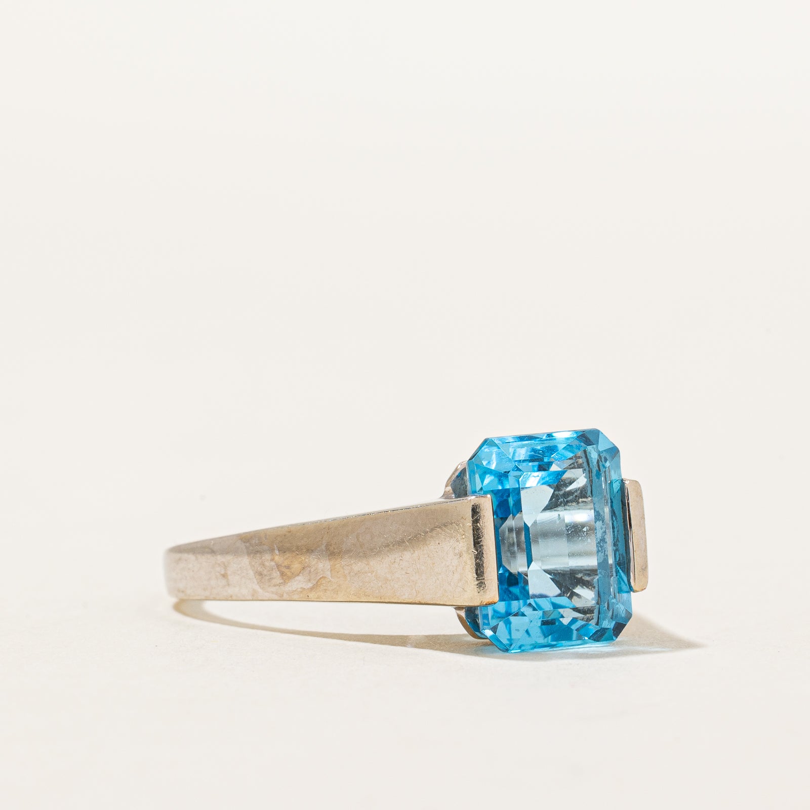 Blue Topaz Ring | 3.80ct | SZ 8.25 |