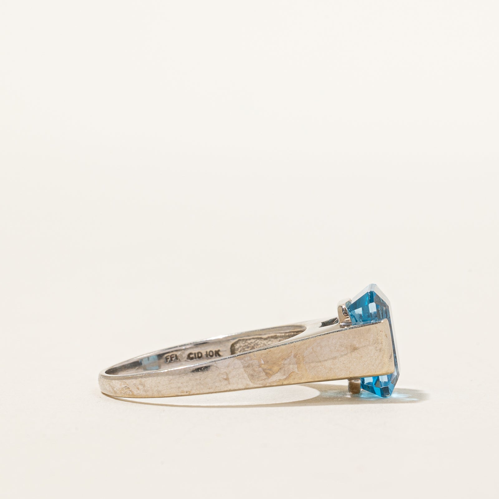 Blue Topaz Ring | 3.80ct | SZ 8.25 |