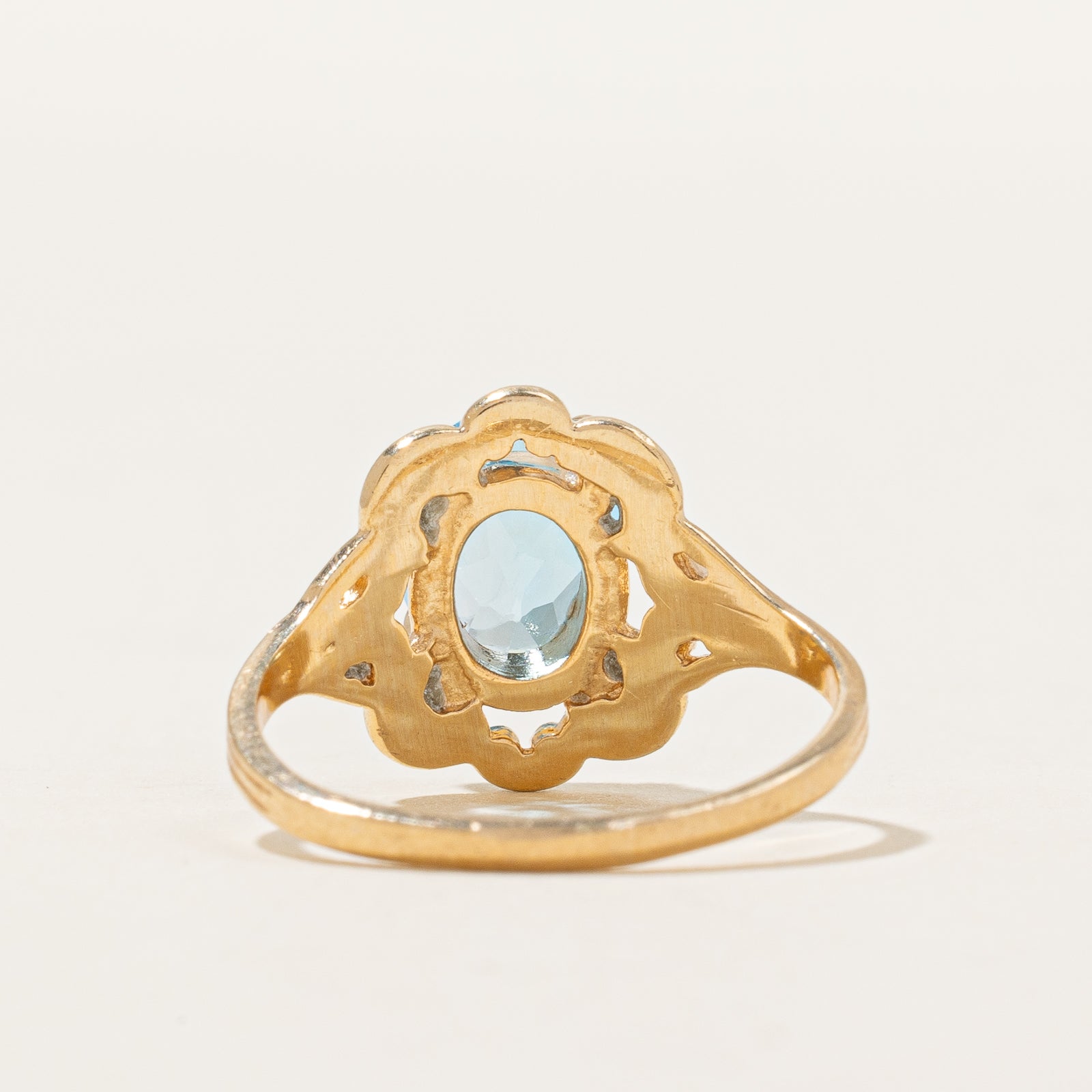 Blue Topaz Cocktail Ring | 2.30ct | SZ 6.25 |