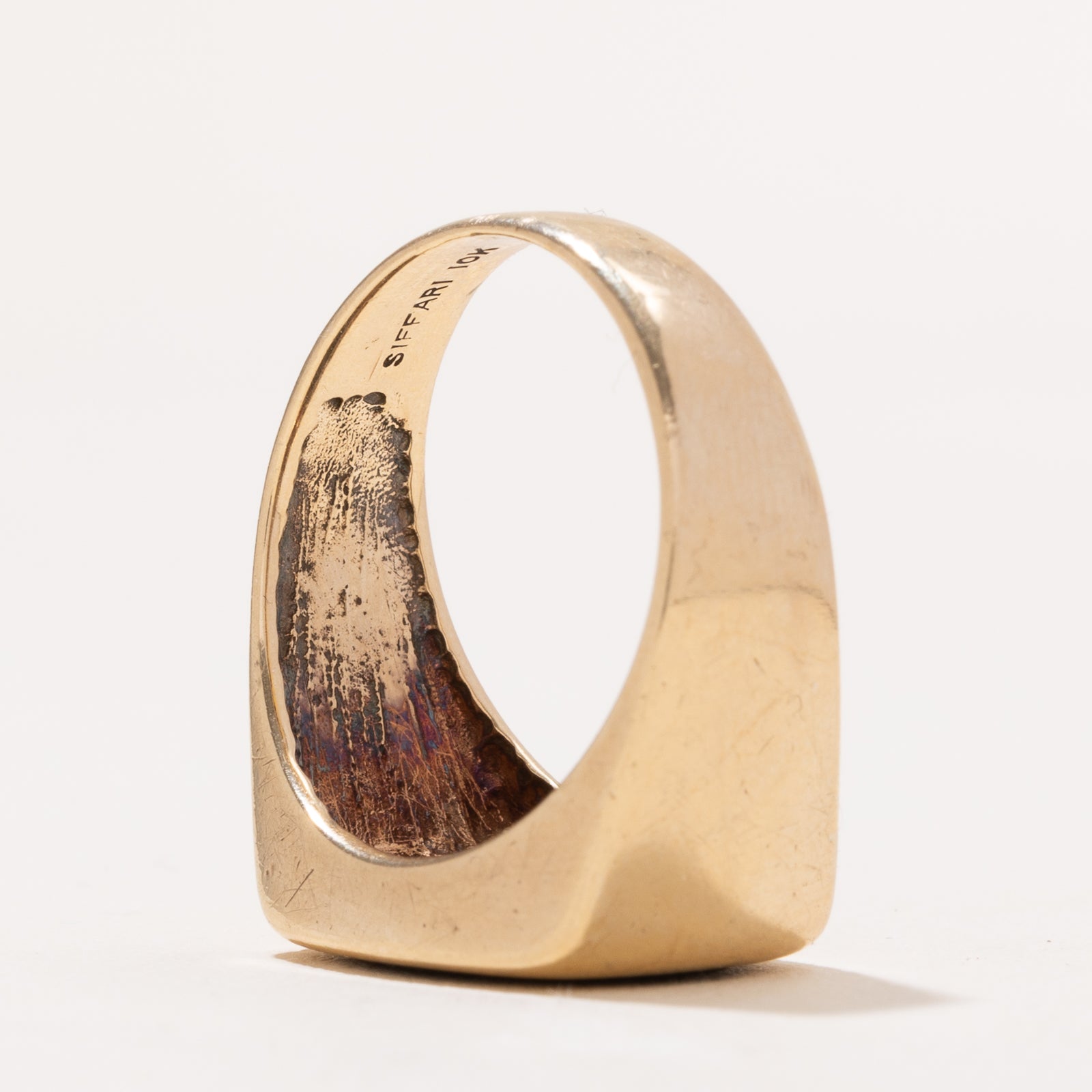 Oval Onyx & Diamond Signet Ring | 2.80ct | 0.02ct | SZ 10.5