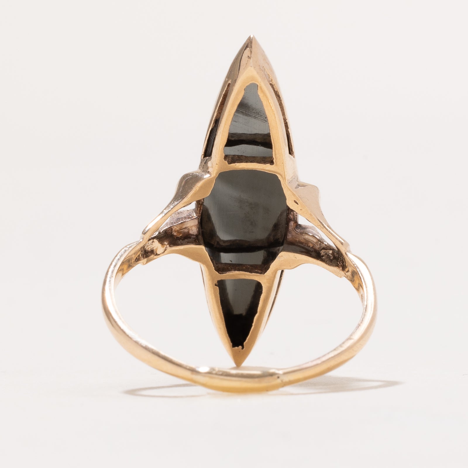 Hematite Navette Ring | 6.50ct | SZ 8.5