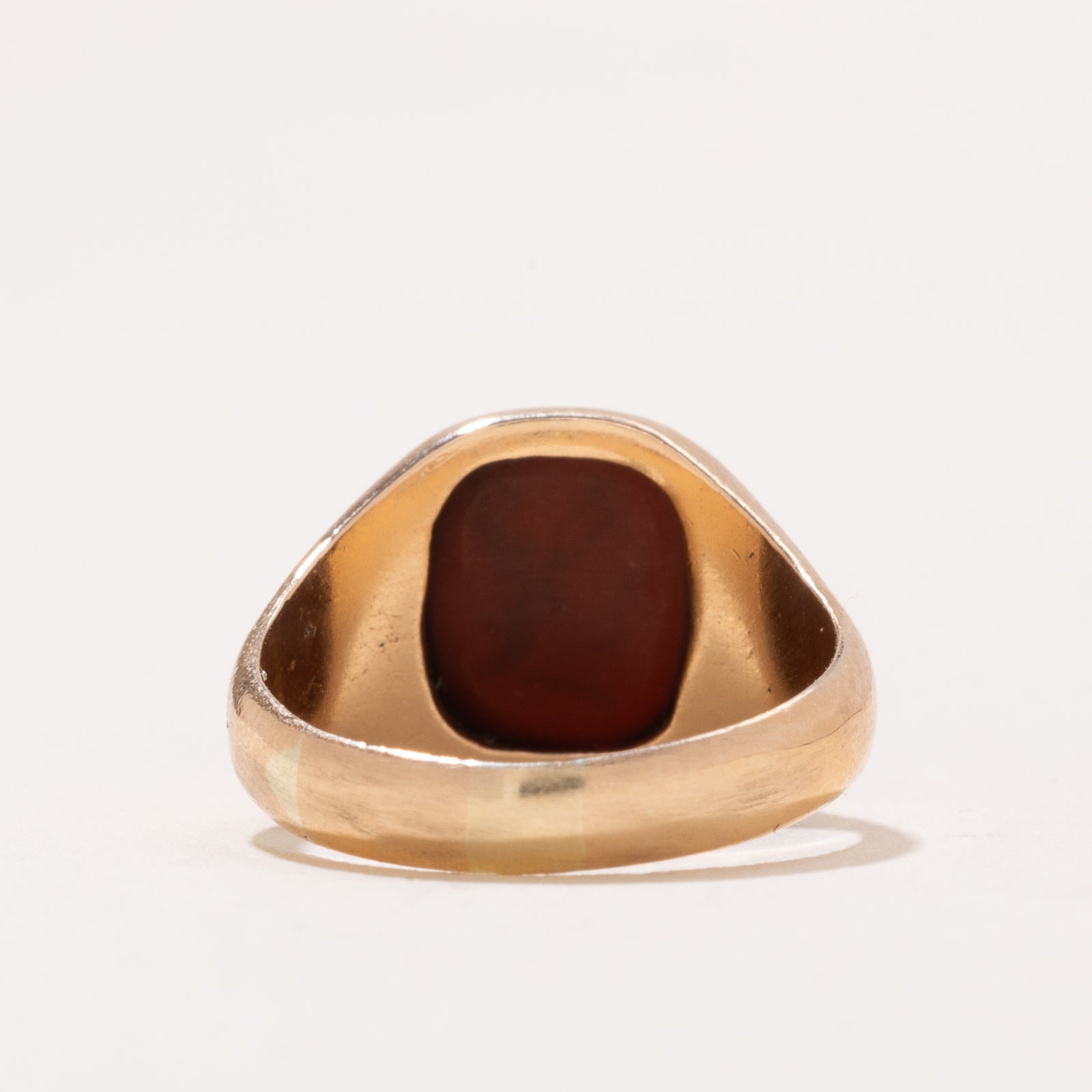 Carved Intaglio Carnelian Signet Ring | 1.00ct | SZ 5