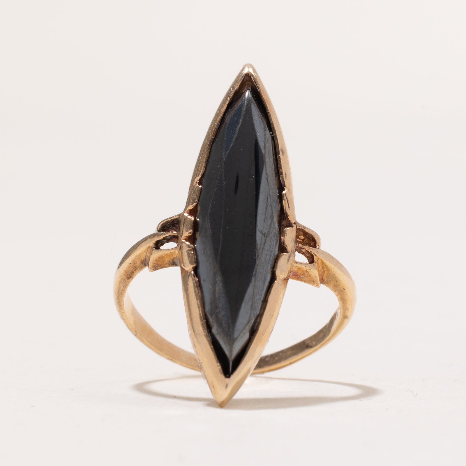 Hematite Navette Ring | 7.75ct | SZ 6