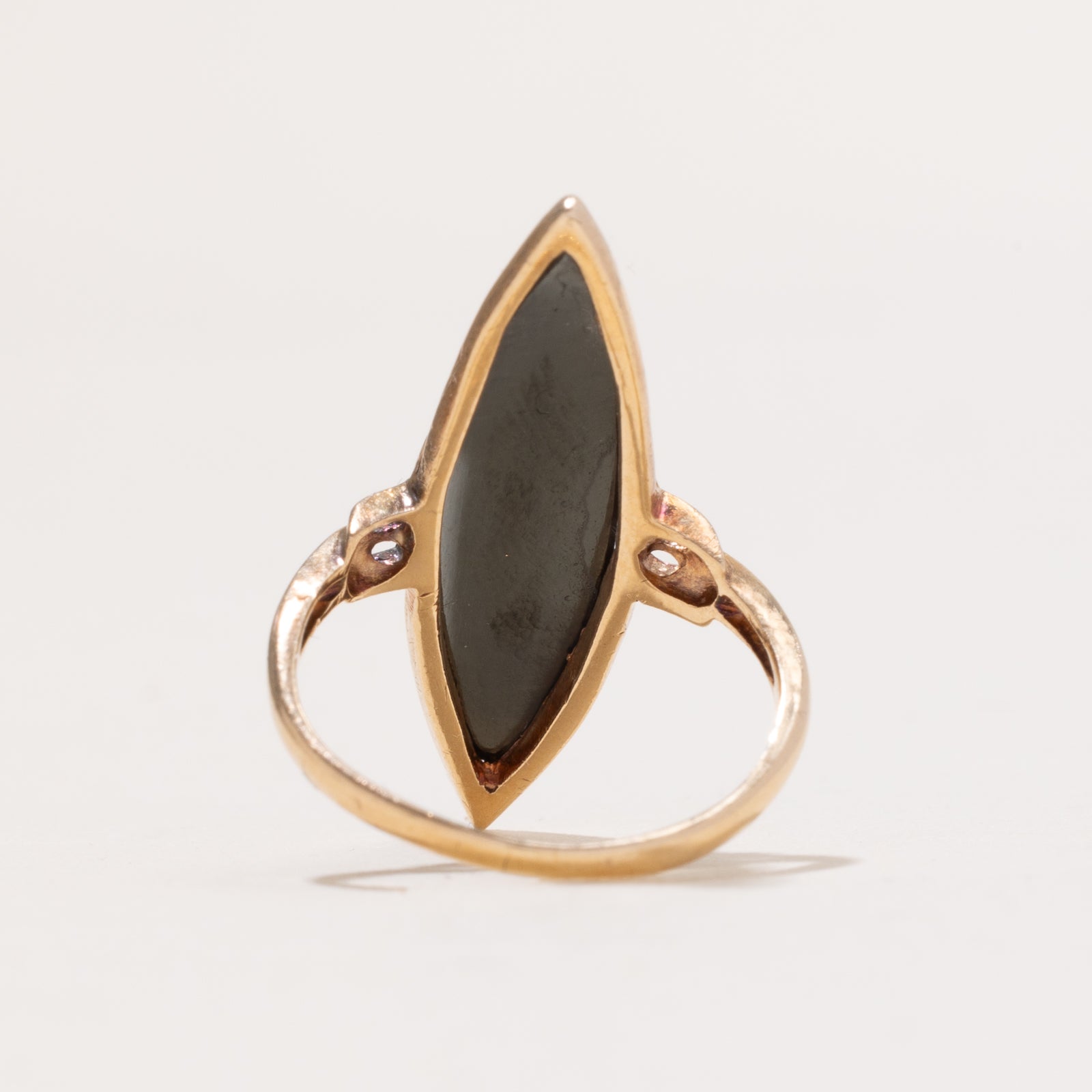 Hematite Navette Ring | 7.75ct | SZ 6