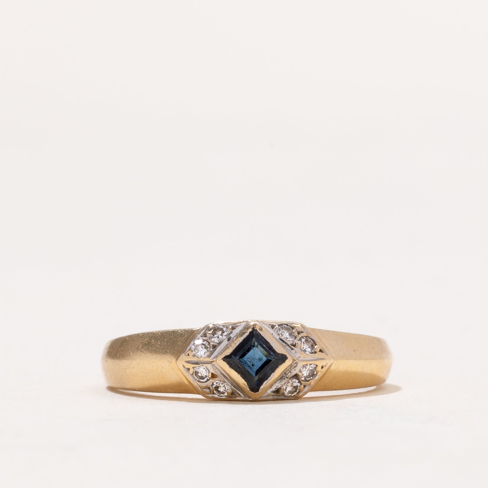 Sapphire & Diamond Ring | 0.18ct | 0.08ctw | SZ 8