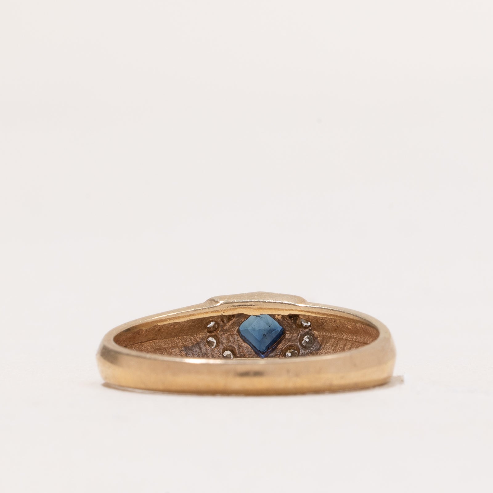Sapphire & Diamond Ring | 0.18ct | 0.08ctw | SZ 8