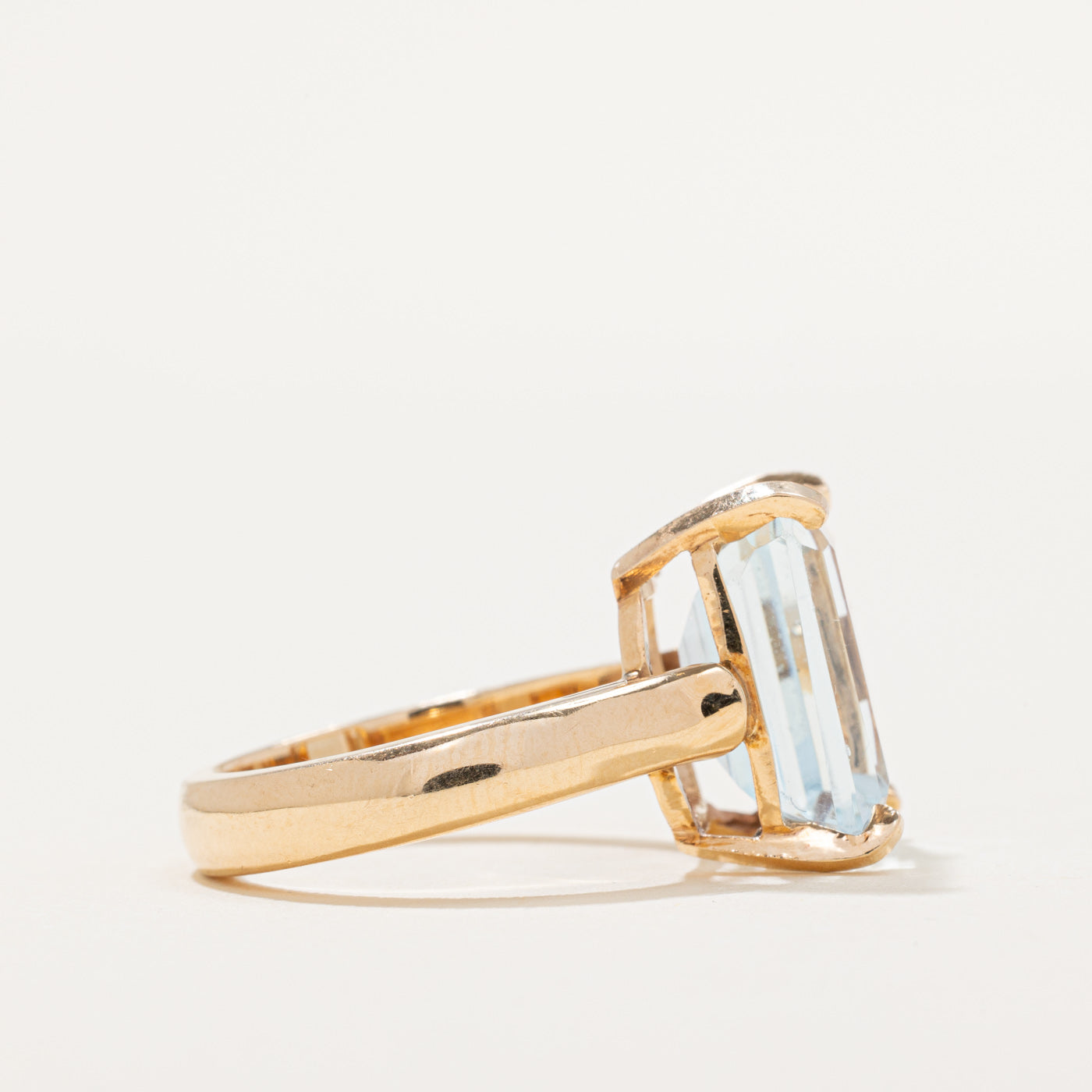 Bague cocktail en topaze bleue | 10,00 ct | Taille 7 |