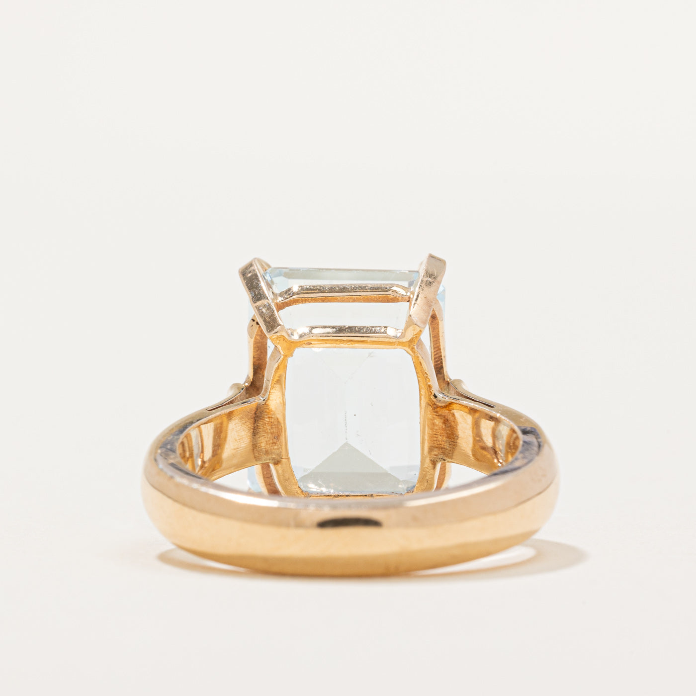 Bague cocktail en topaze bleue | 10,00 ct | Taille 7 |