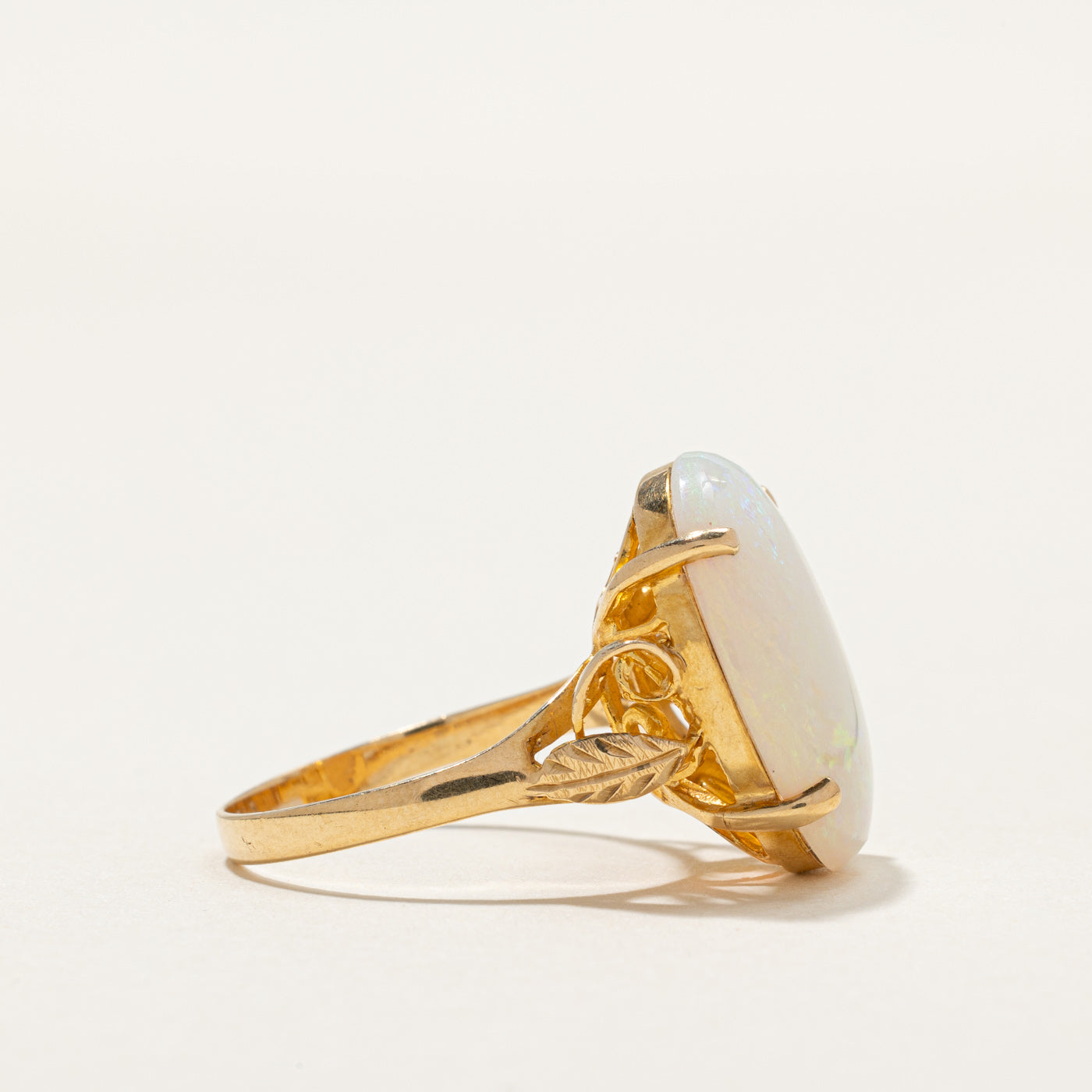 Oval Opal Cocktail Ring | 6.60ct | SZ 8 |