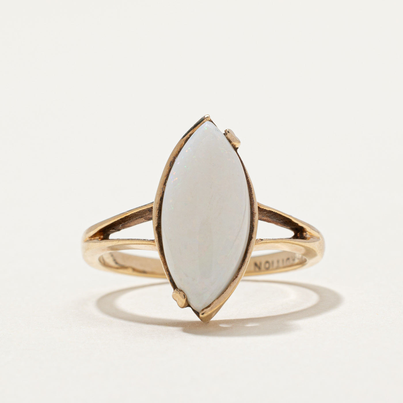 Marquise Opal Tapered Ring | 1.50ct | SZ 6.25 |