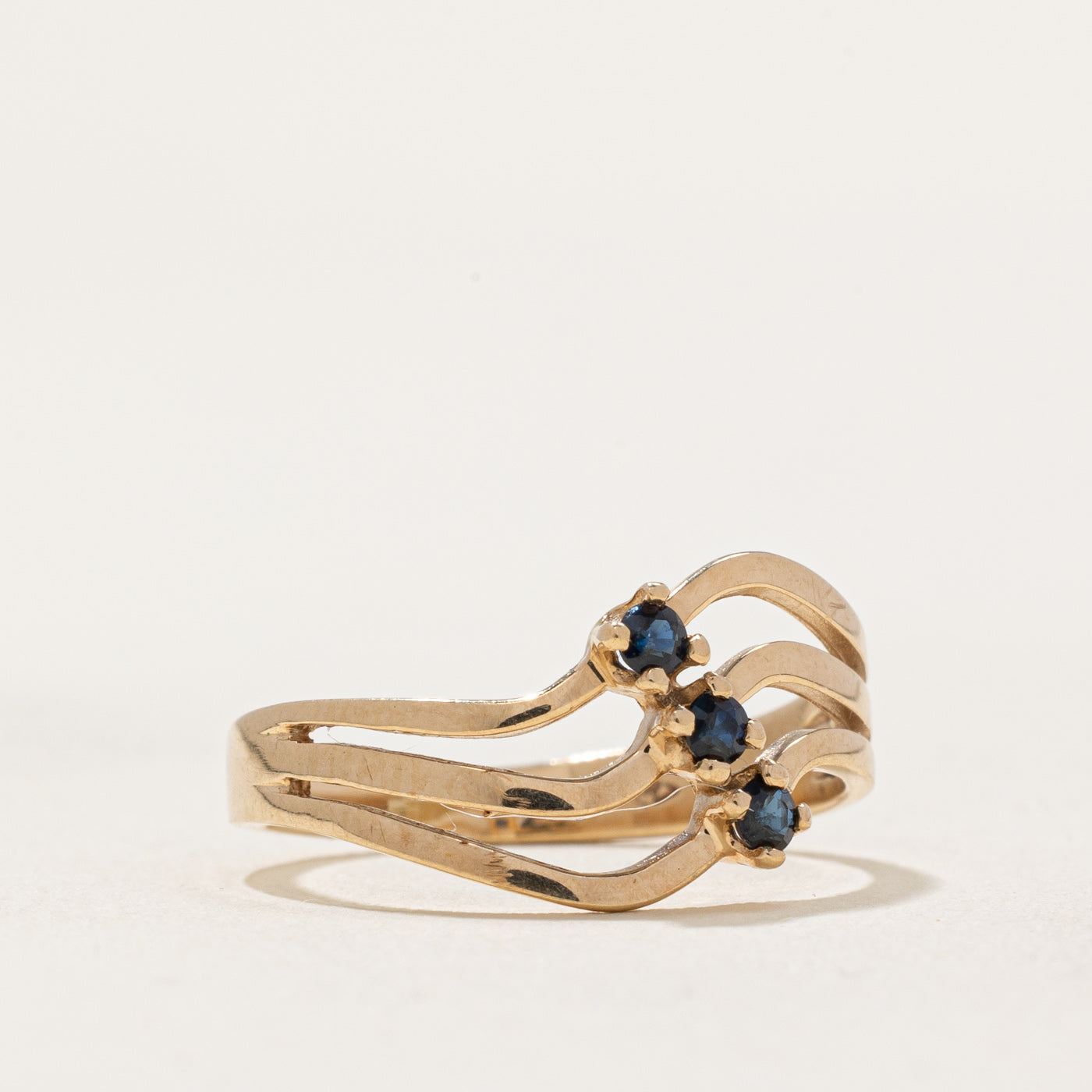 Bague Vague Saphir | 0,15 ct | Taille 5 |