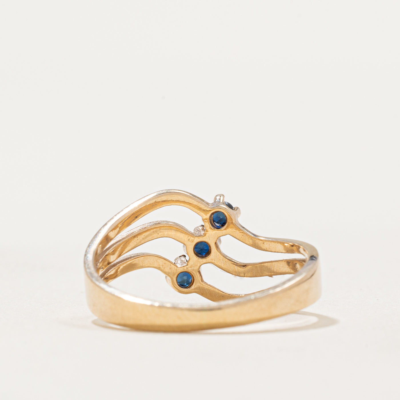 Bague Vague Saphir | 0,15 ct | Taille 5 |