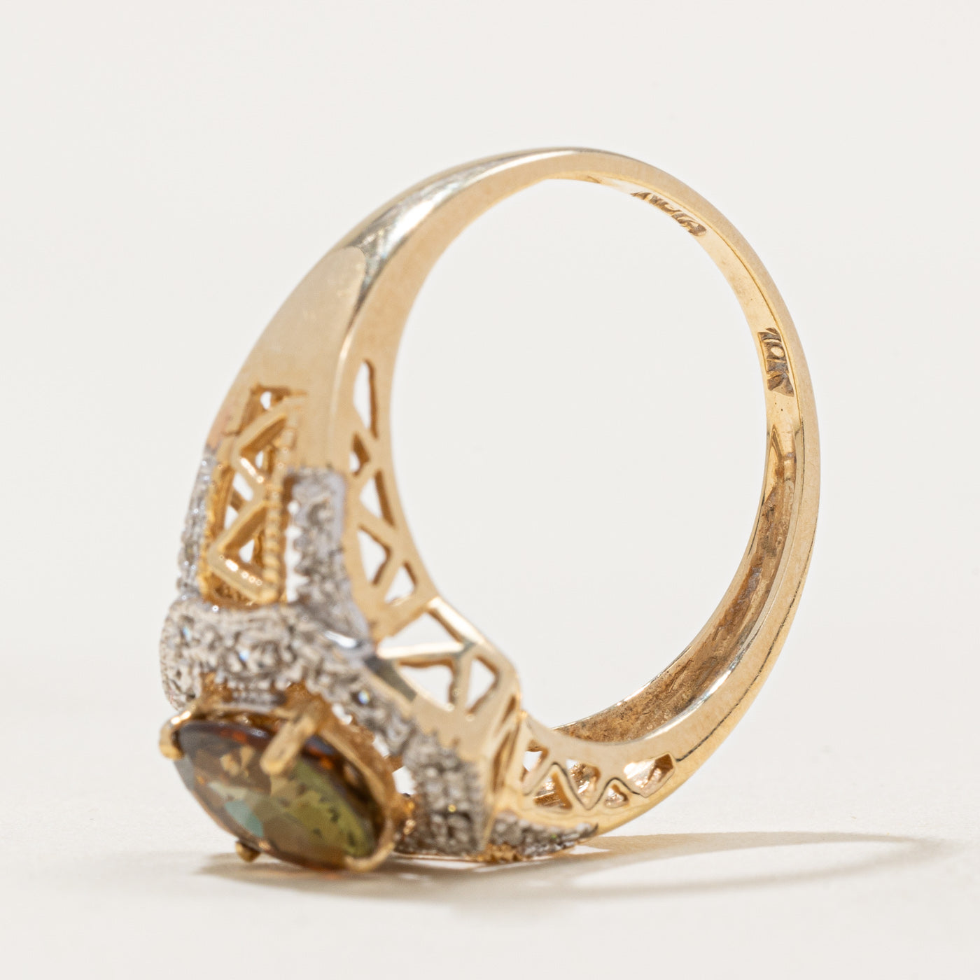 Andalusite & Diamond Ring | 1.42ct, 0.12ctw | SZ 7.25 |