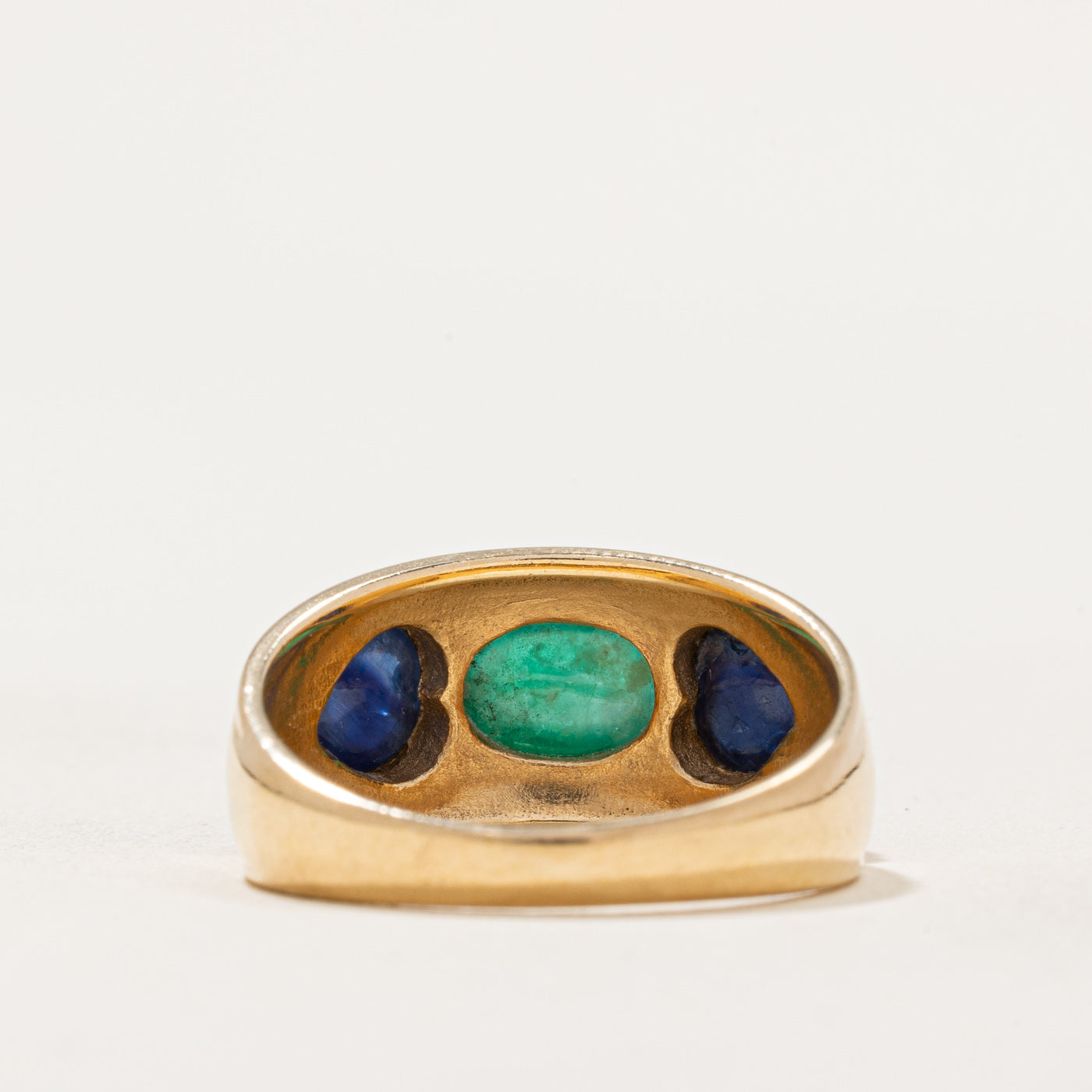 Emerald & Sapphire Ring | 0.75ct, 1.20ctw | SZ 7.5 |