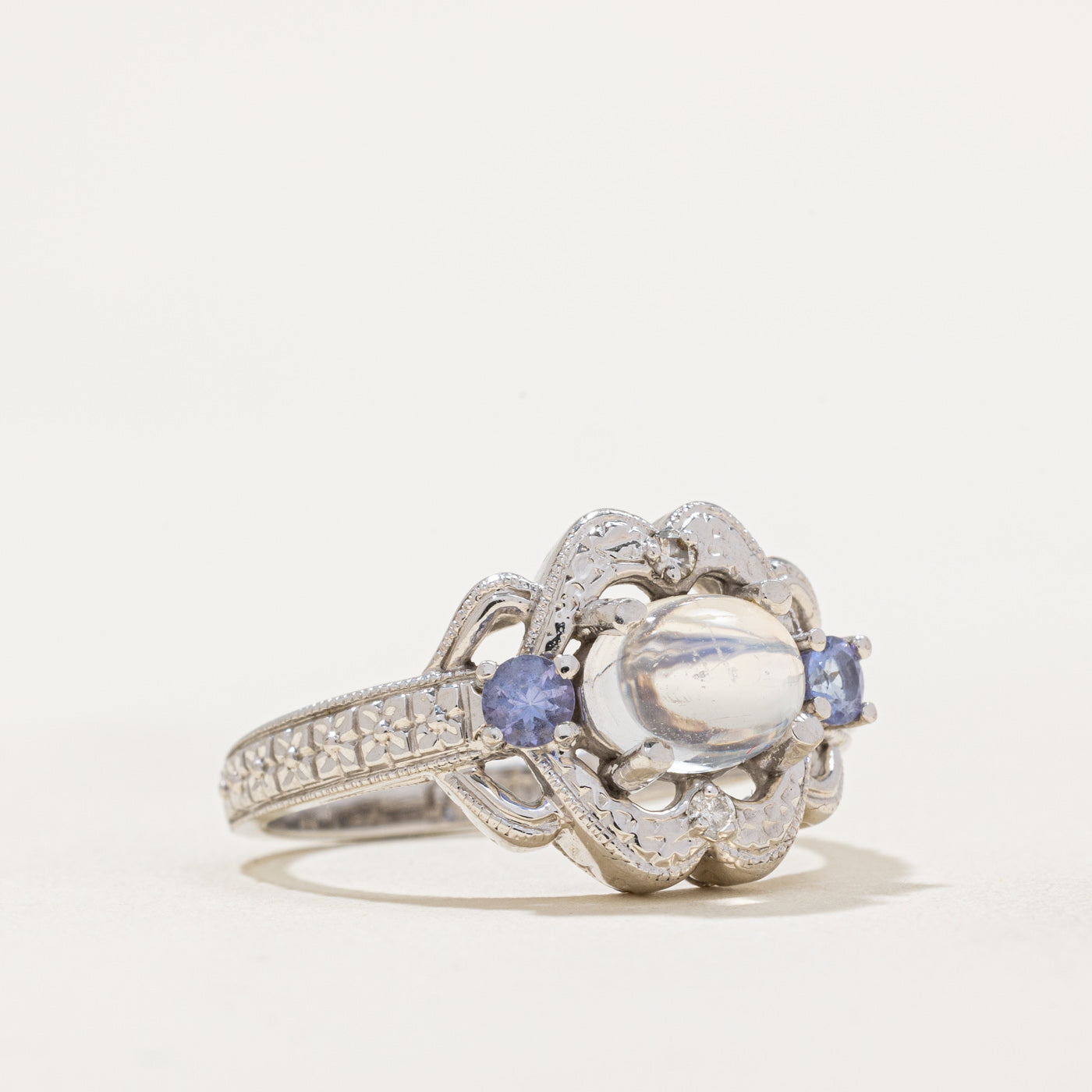 Bague cocktail multi-pierres précieuses | 1,18 ct au total | Taille 8,75 |