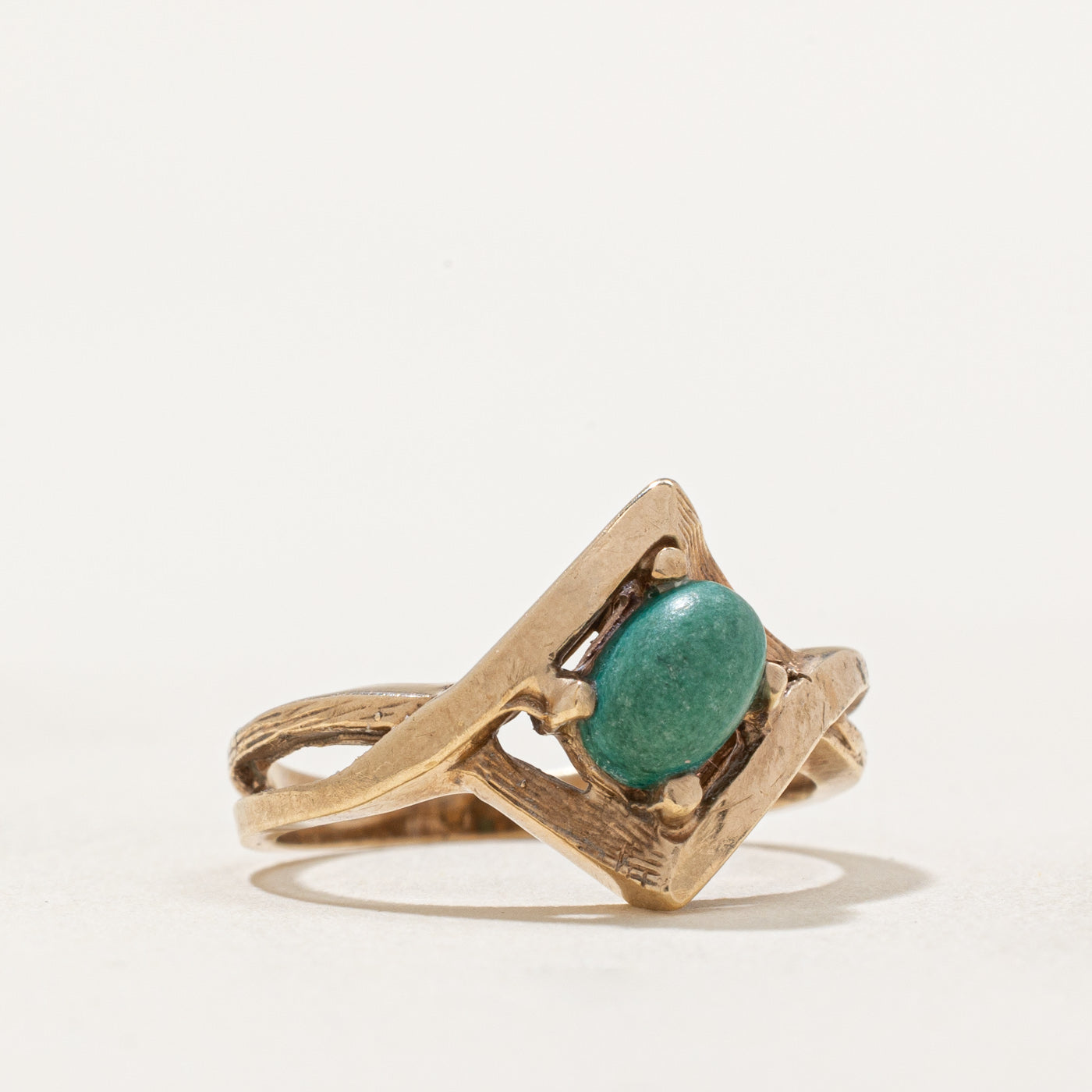 Amazonite Twisted Ring | 0.50ct | SZ 3.75 |