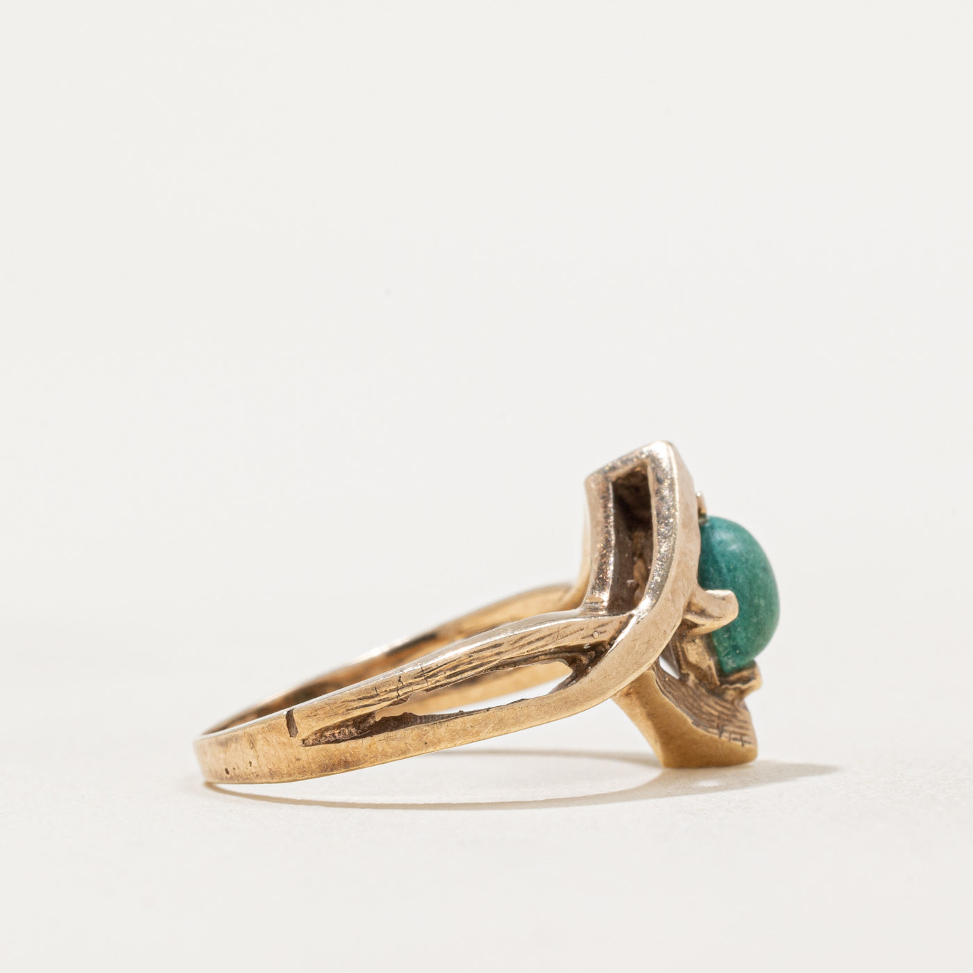 Amazonite Twisted Ring | 0.50ct | SZ 3.75 |
