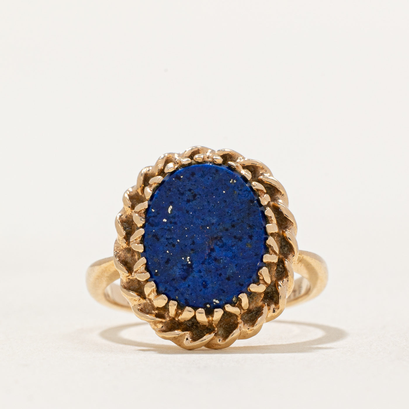 Lapis Lazuli Textured Ring | 1.75ct | SZ 2 |