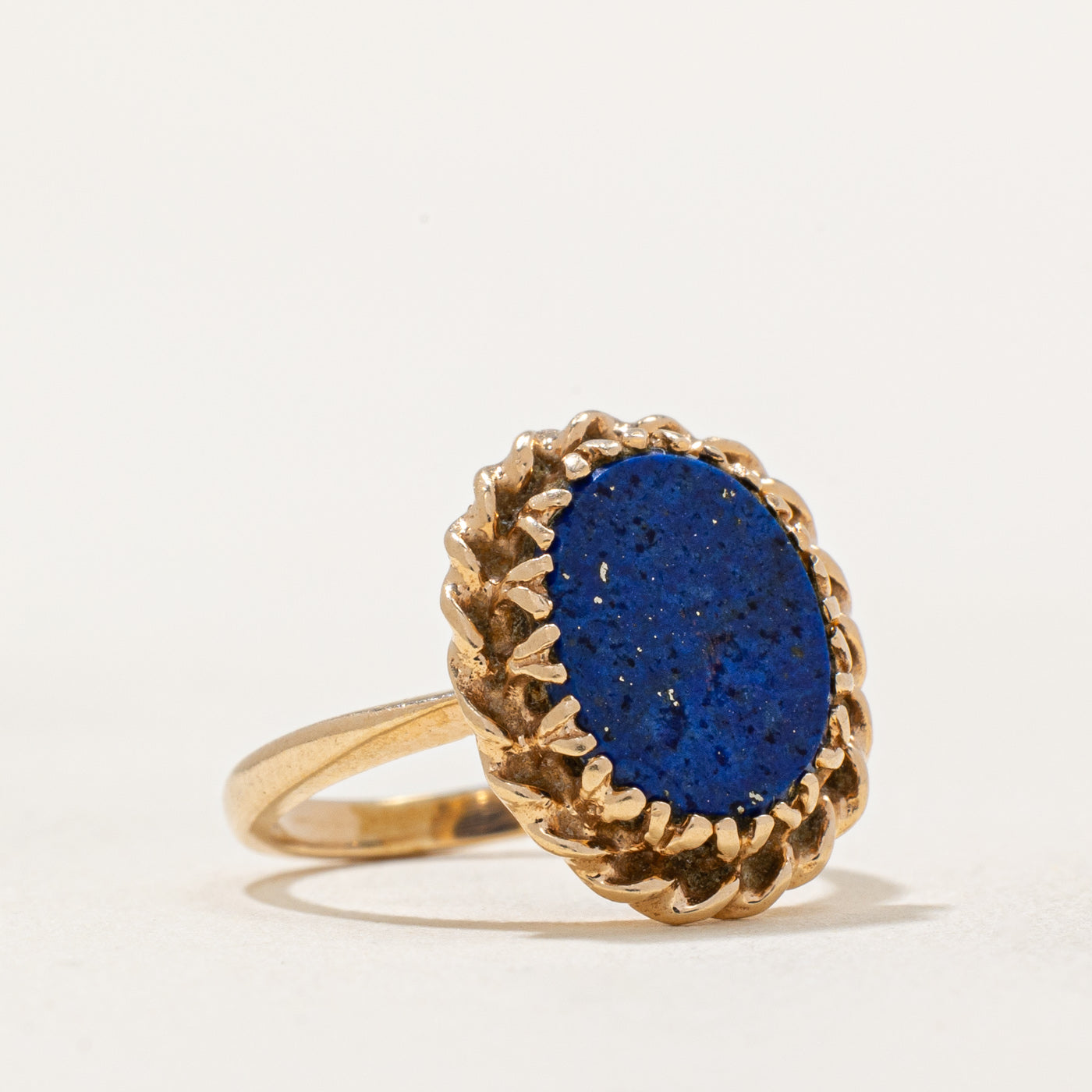 Lapis Lazuli Textured Ring | 1.75ct | SZ 2 |