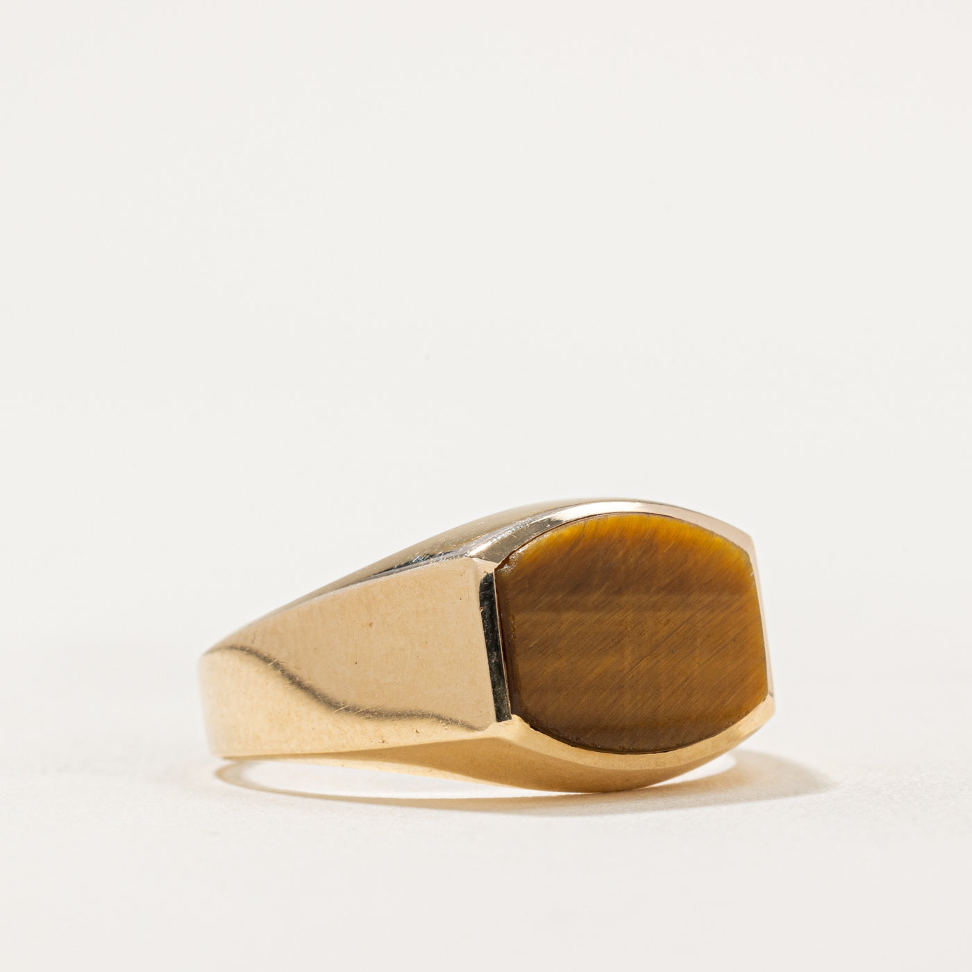 Tiger's Eye Signet Ring | 1.40ct | SZ 11 |