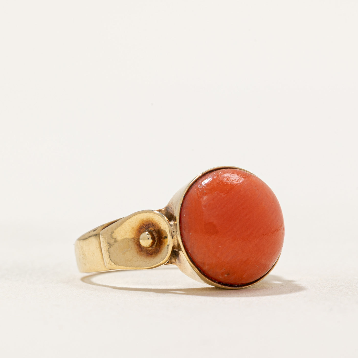 Coral Dome Ring | 3.50ct | SZ 5.75 |