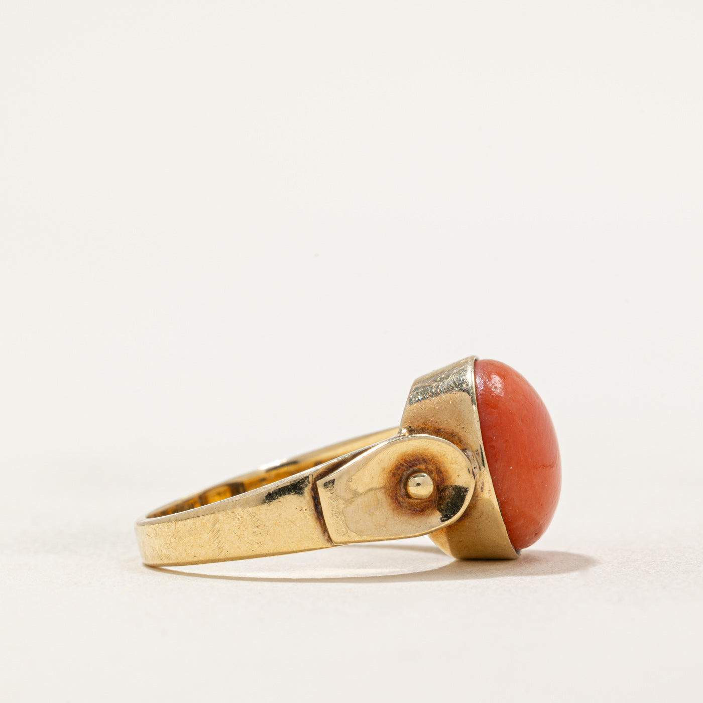 Coral Dome Ring | 3.50ct | SZ 5.75 |