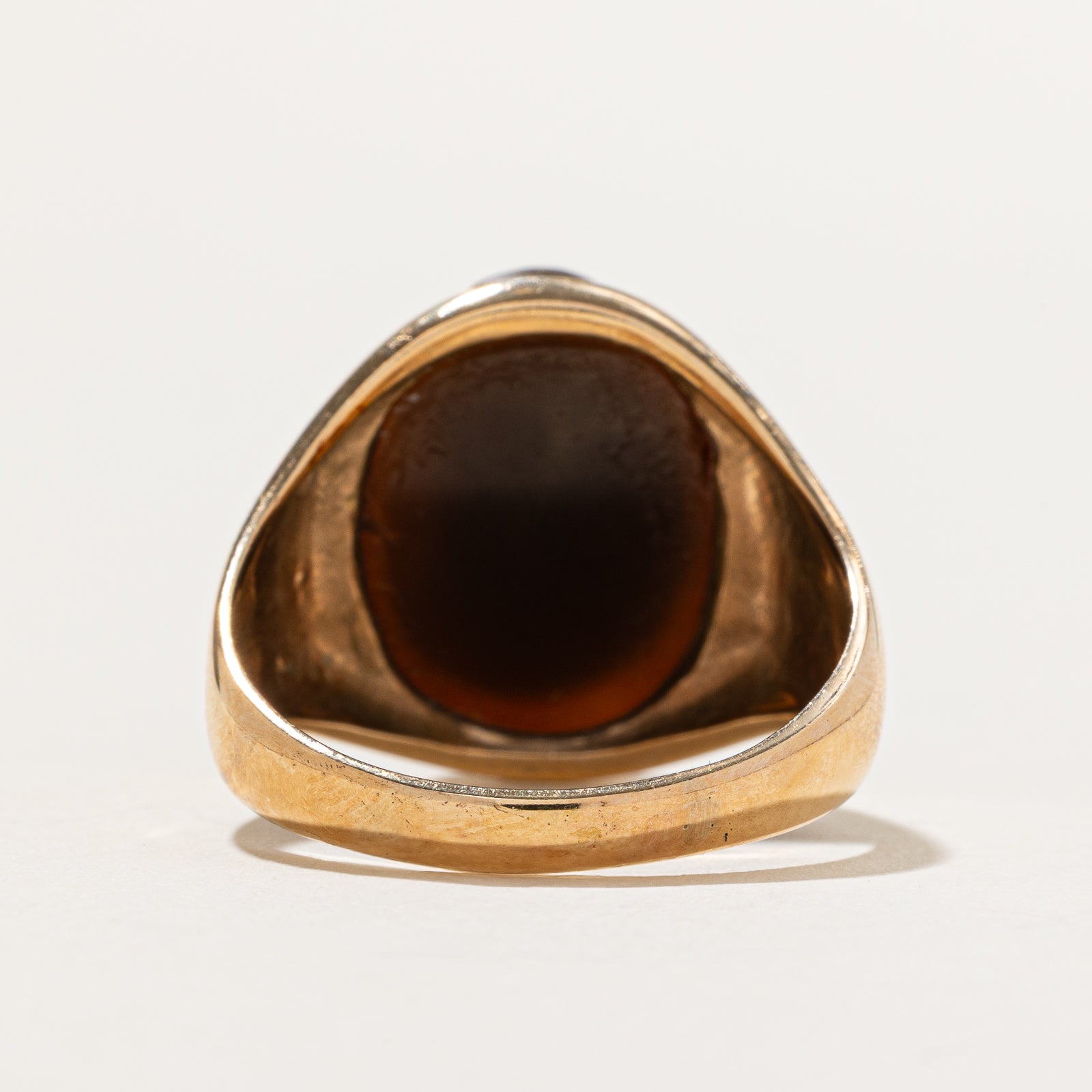 'Birks' Double Intaglio Onyx Cocktail Ring | 11.00ct | SZ 11