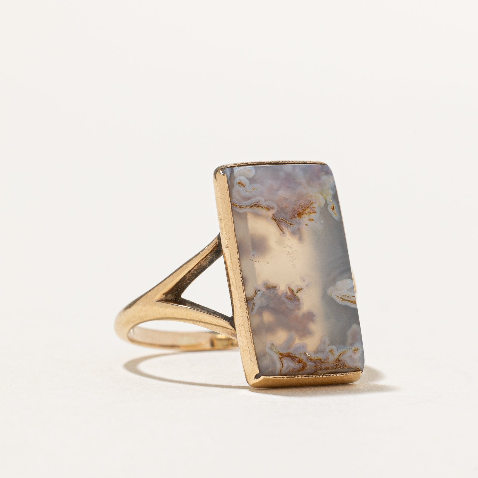 'Birks' Agate Cocktail Ring | 6.00ct | SZ 6.25