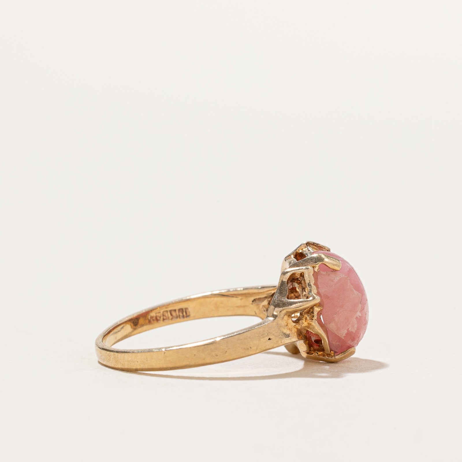 Rhodochrosite Textured Ring | 2.45ct | SZ 5.25