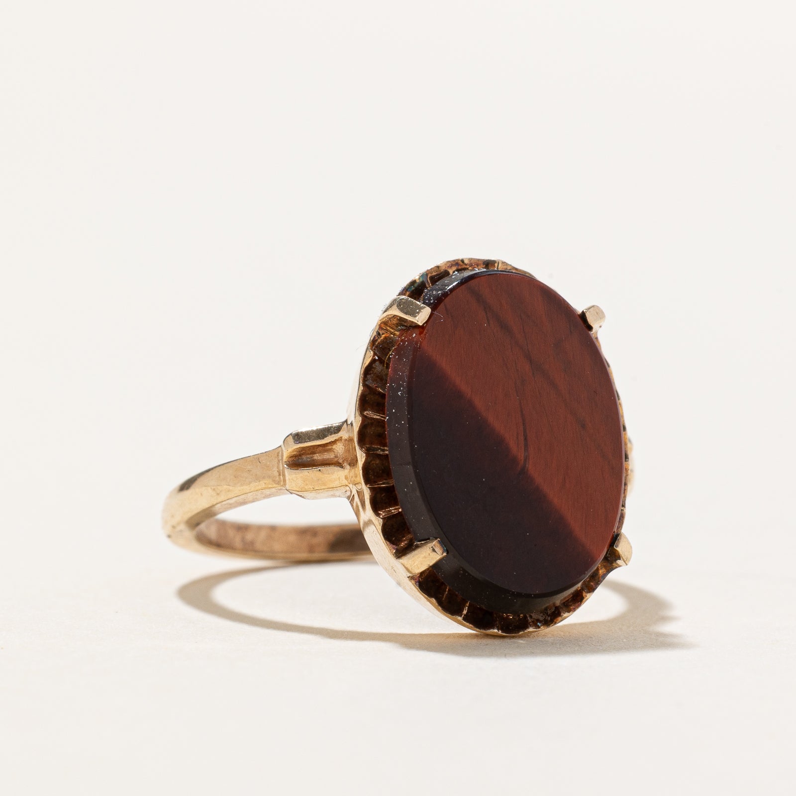 Tiger's Eye Cocktail Ring | 3.35ct | SZ 6