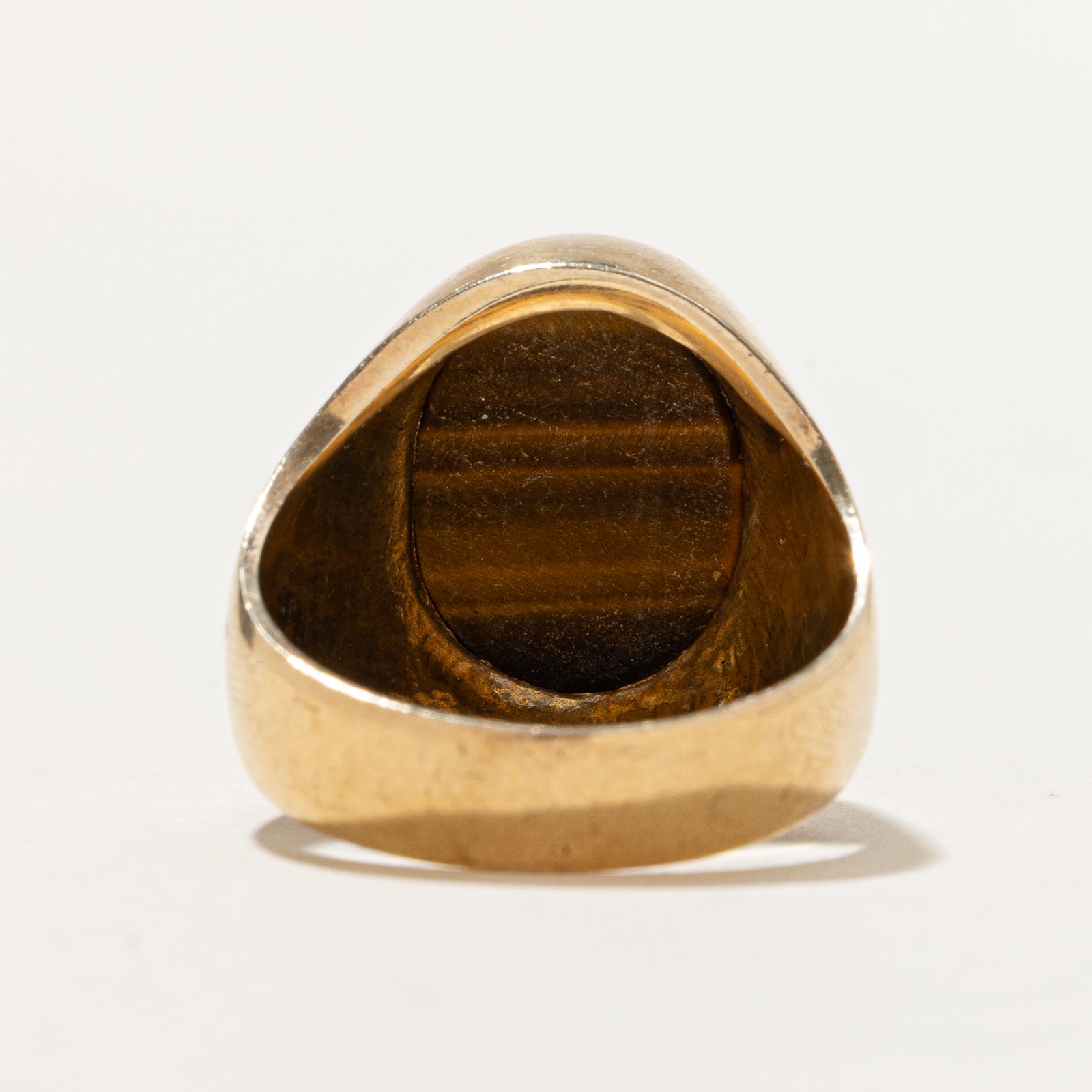Tigers Eye Signet Ring | 5.00ct | SZ 10