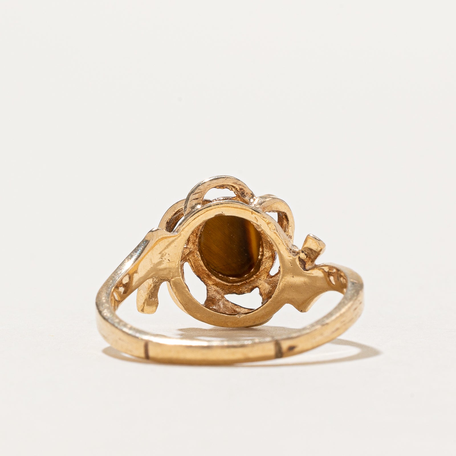 Tigers Eye Textured Ring | 0.71ct | SZ 6.5