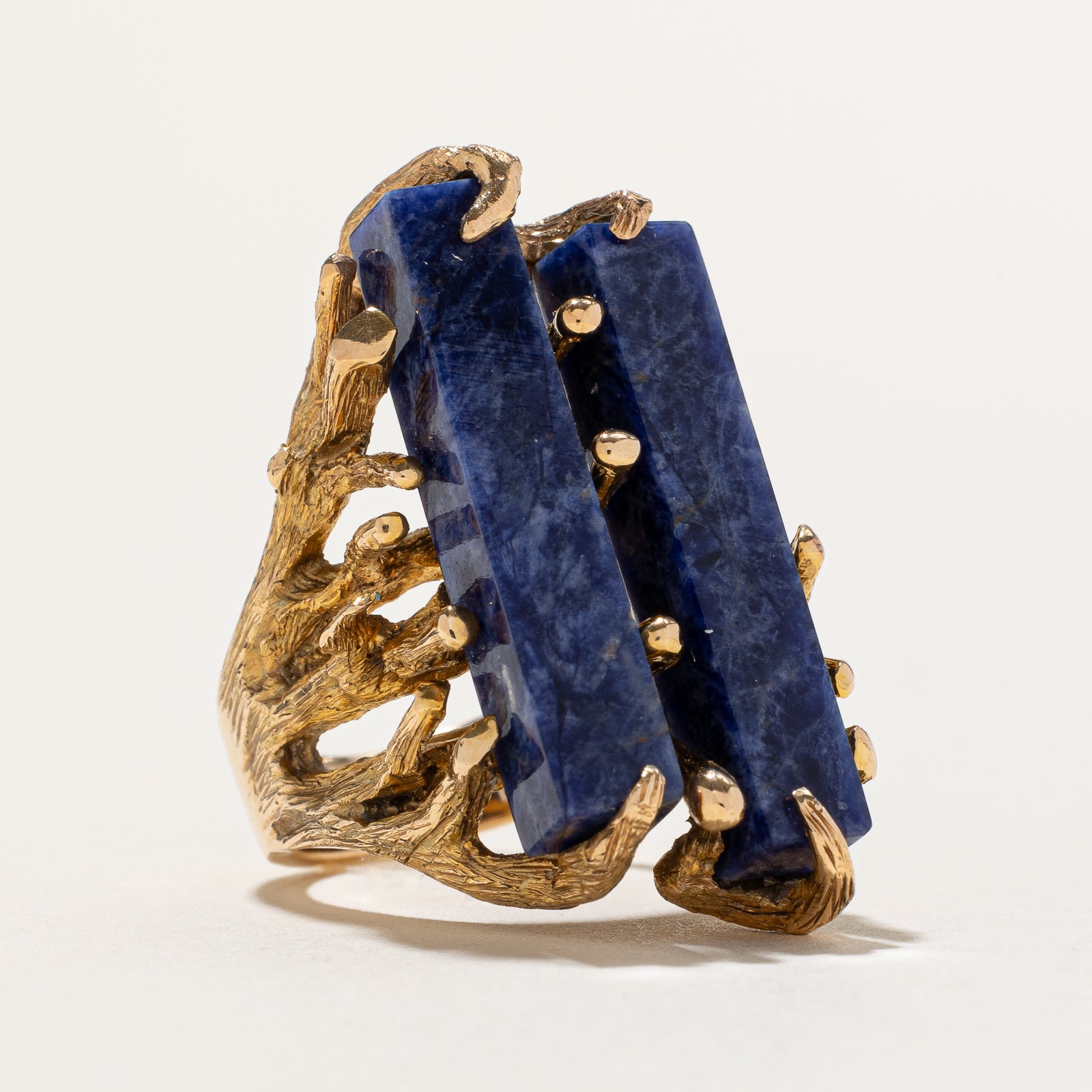 Sodalite Cocktail Ring | 14.00ctw | SZ 4.75