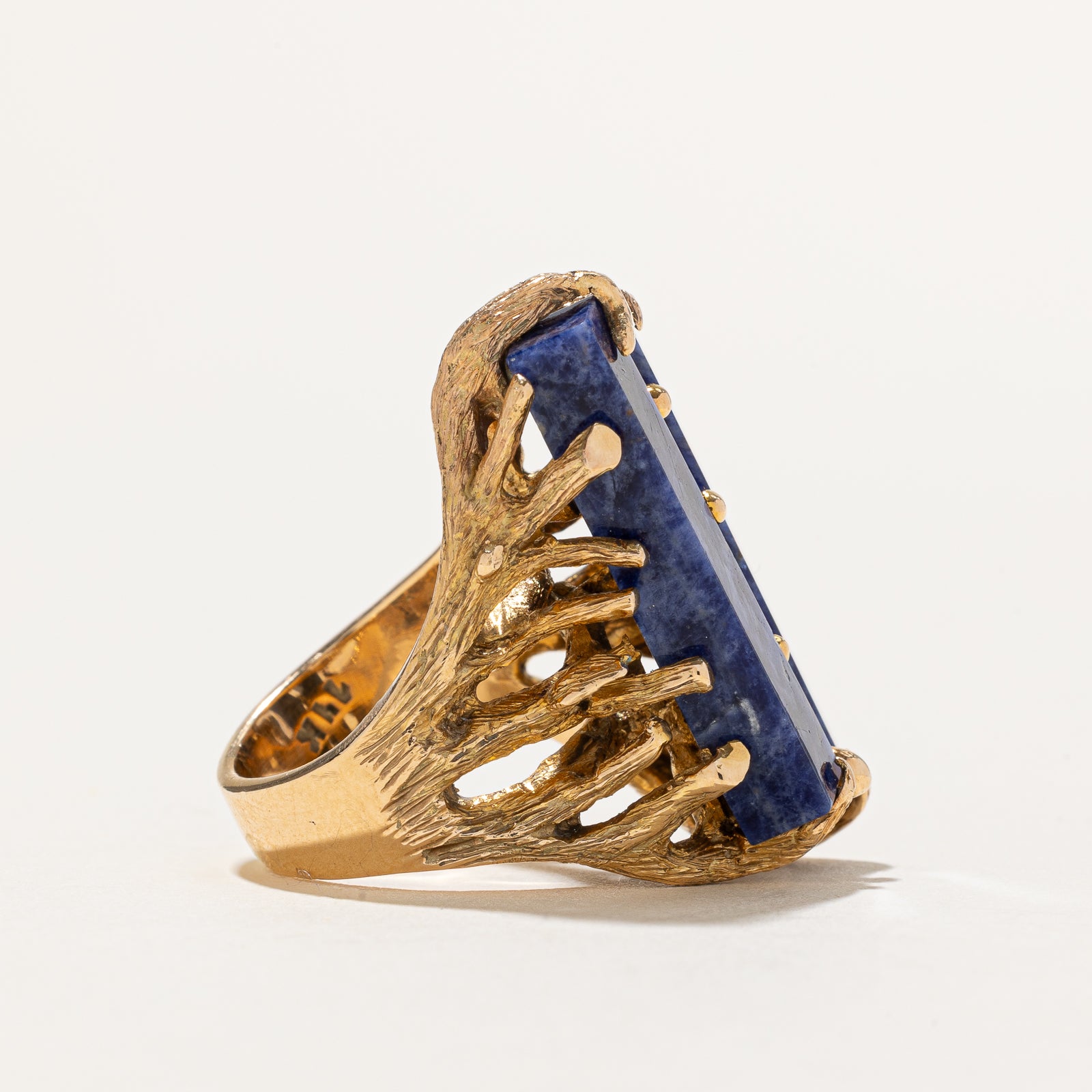 Sodalite Cocktail Ring | 14.00ctw | SZ 4.75