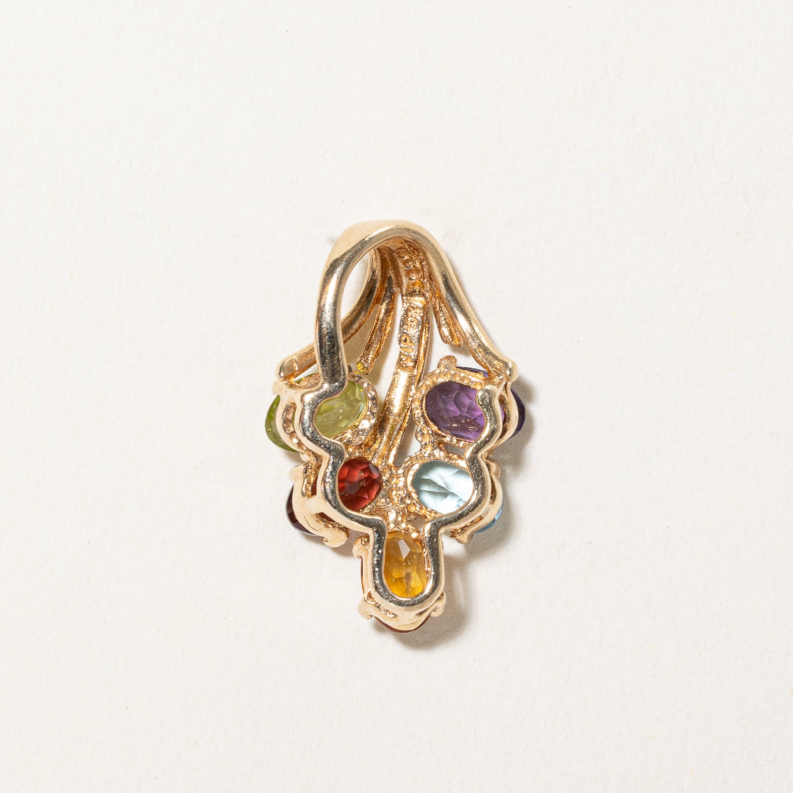 Amethyst, Peridot, Blue Topaz, Garnet, Citrine Pendant | 2.00ctw