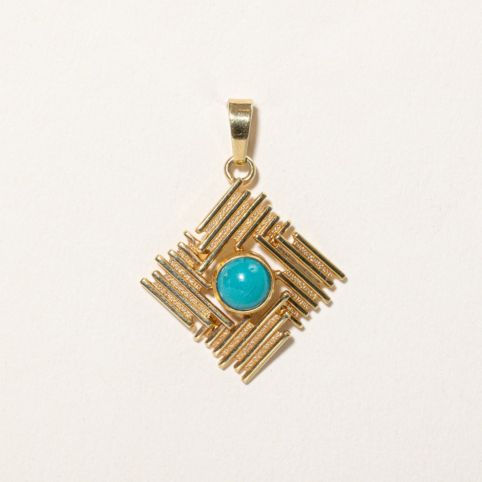 Turquoise Abstract Pendant | 0.70ct