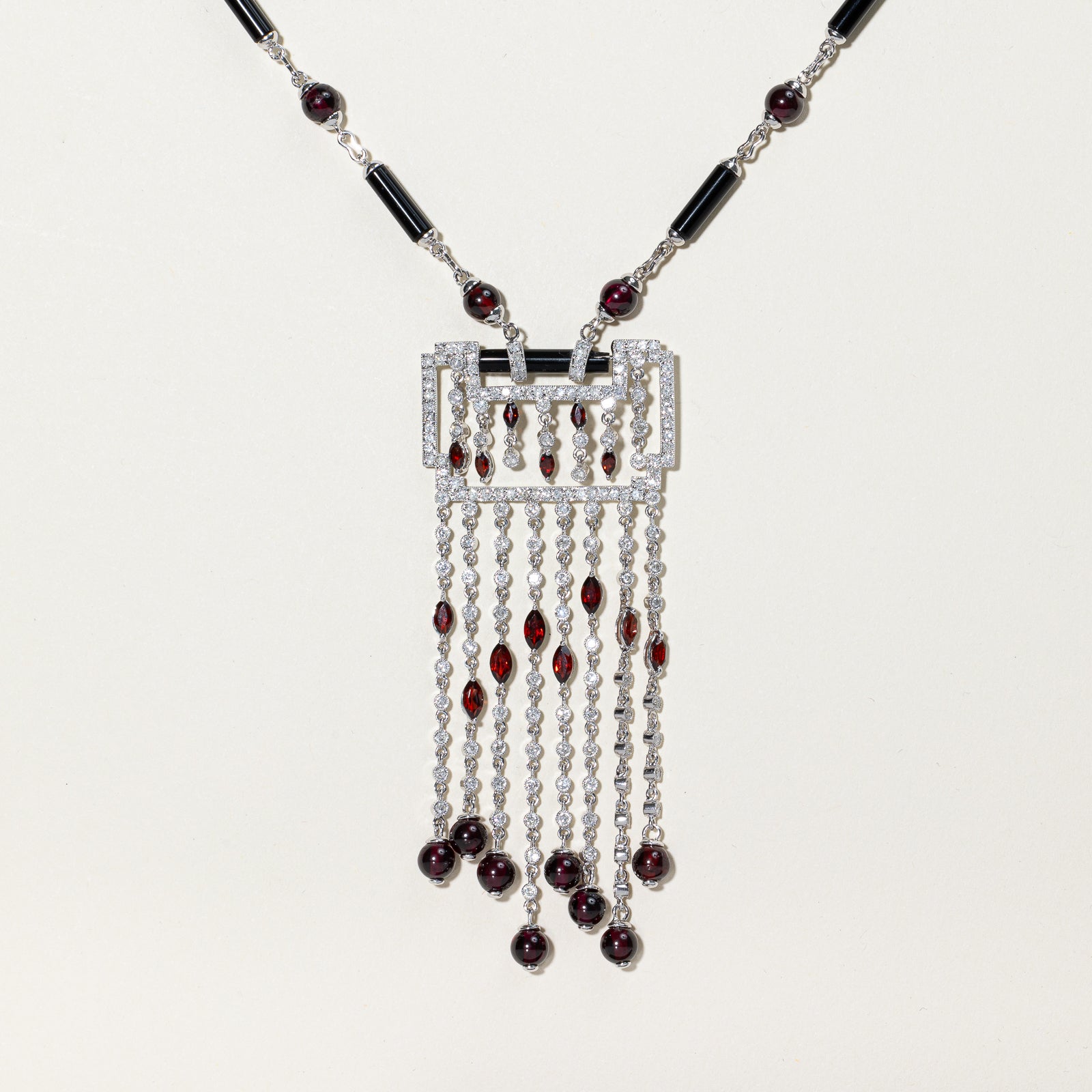 Multi Gemstone Pendant Necklace | 29.83ctw, 11.00ctw, 1.50ctw | 17" |