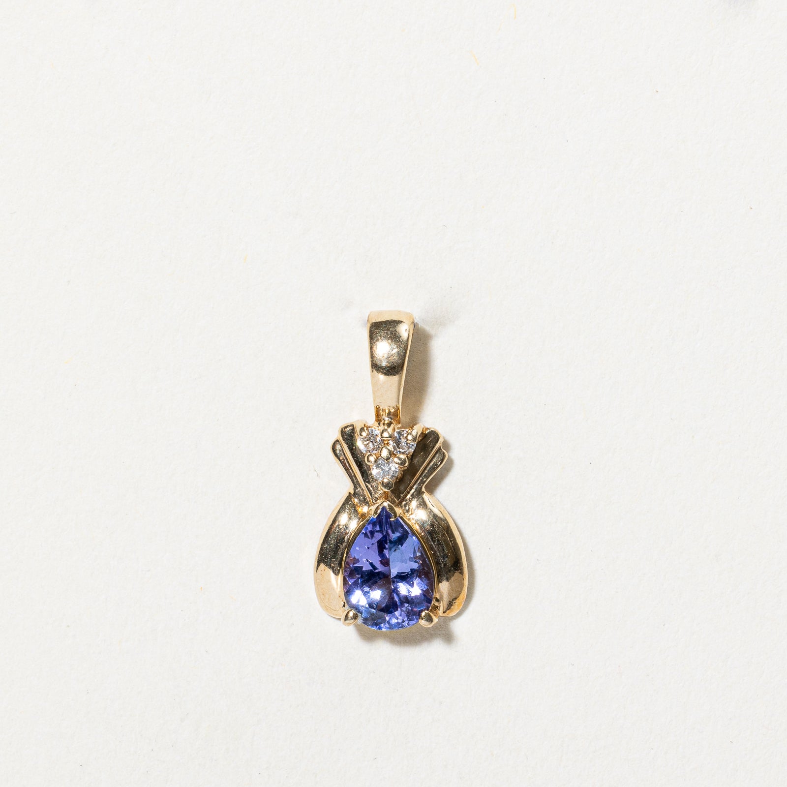 Tanzanite & Diamond Pendant | 0.65ct, 0.03ctw |