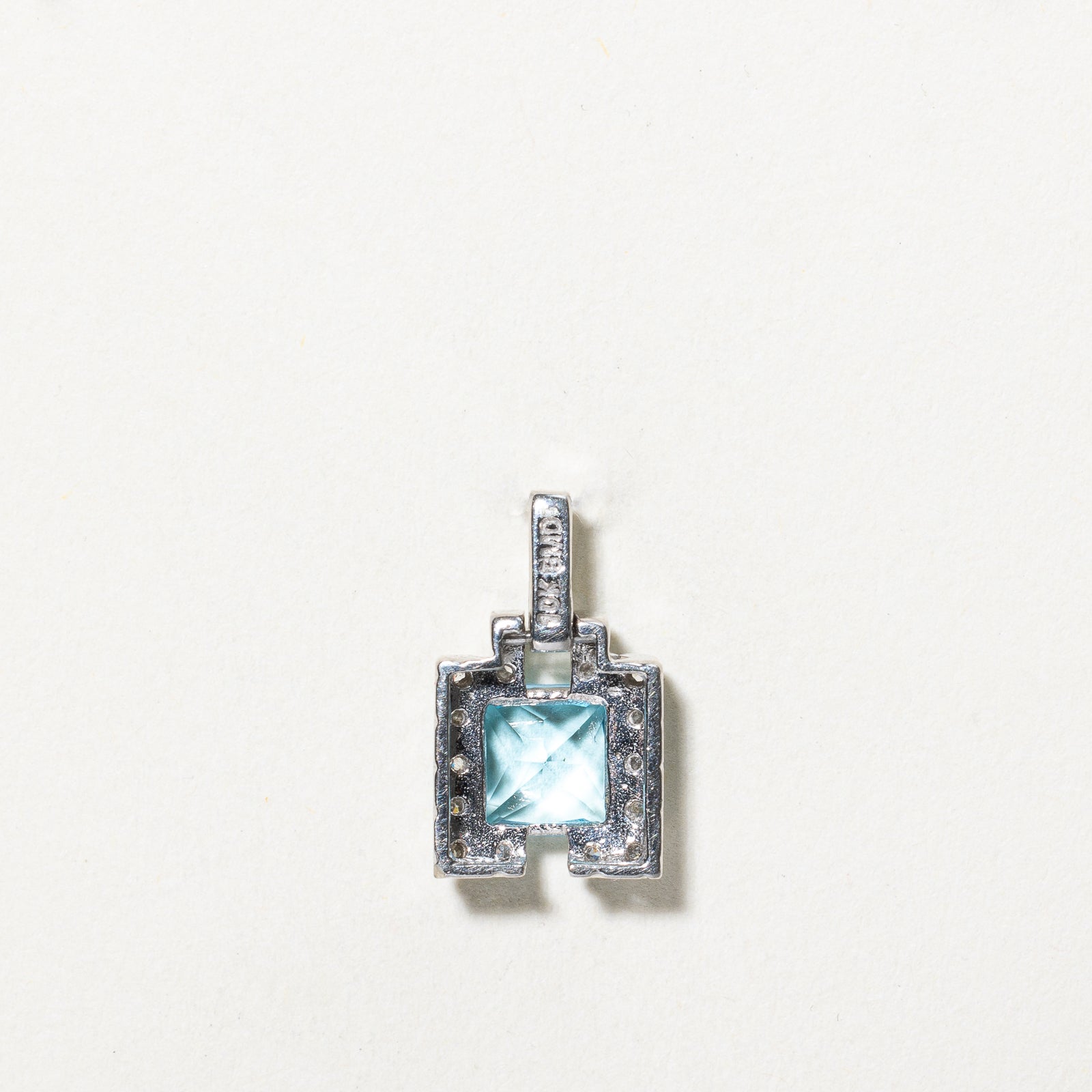 Topaz & Diamond Pendant | 1.10ct, 0.03ctw |