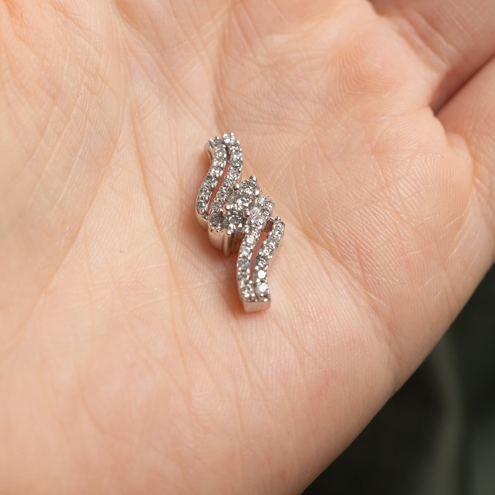 Diamond Cluster Pendant | 0.49ctw |
