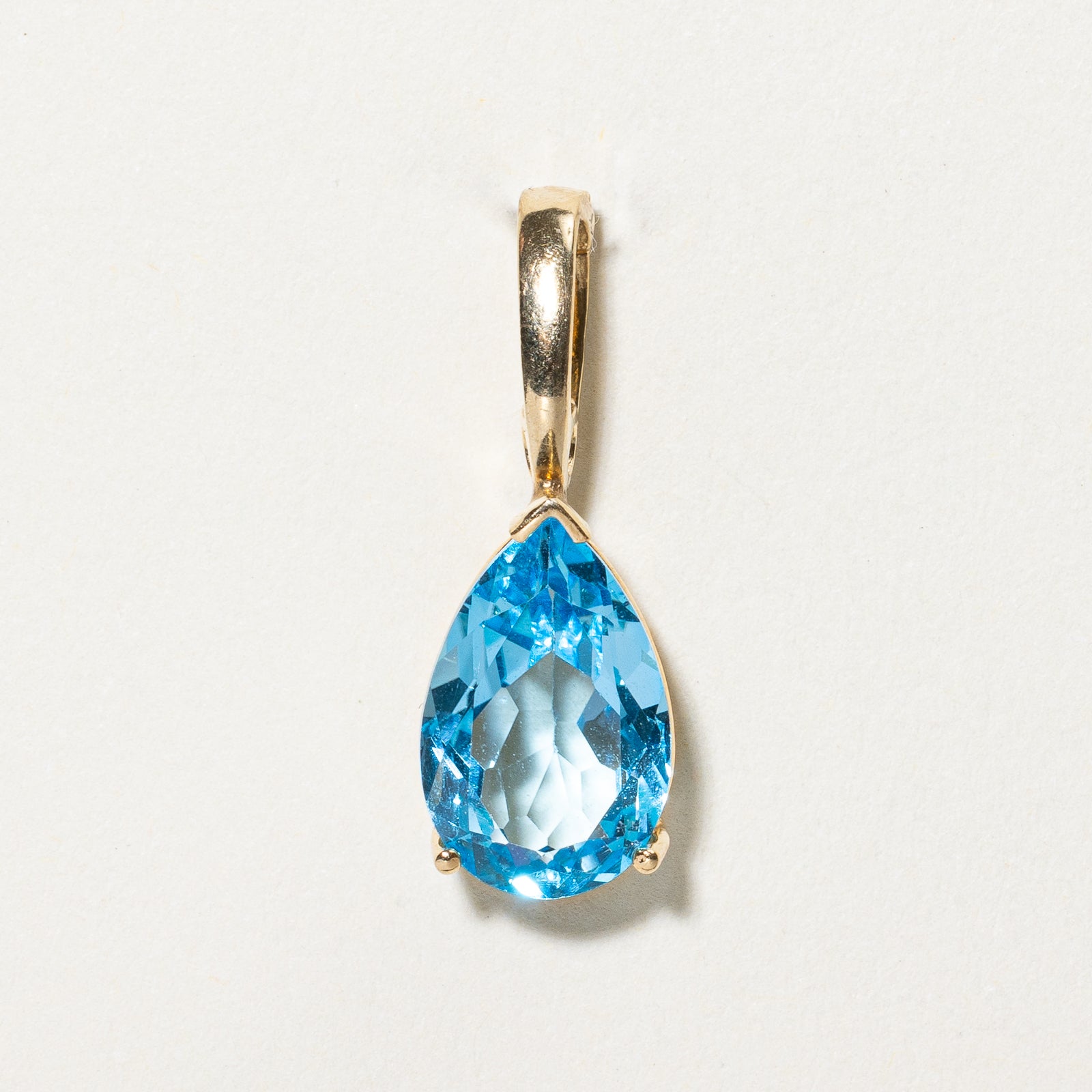 Pear Cut Topaz Pendant | 4.00ct |
