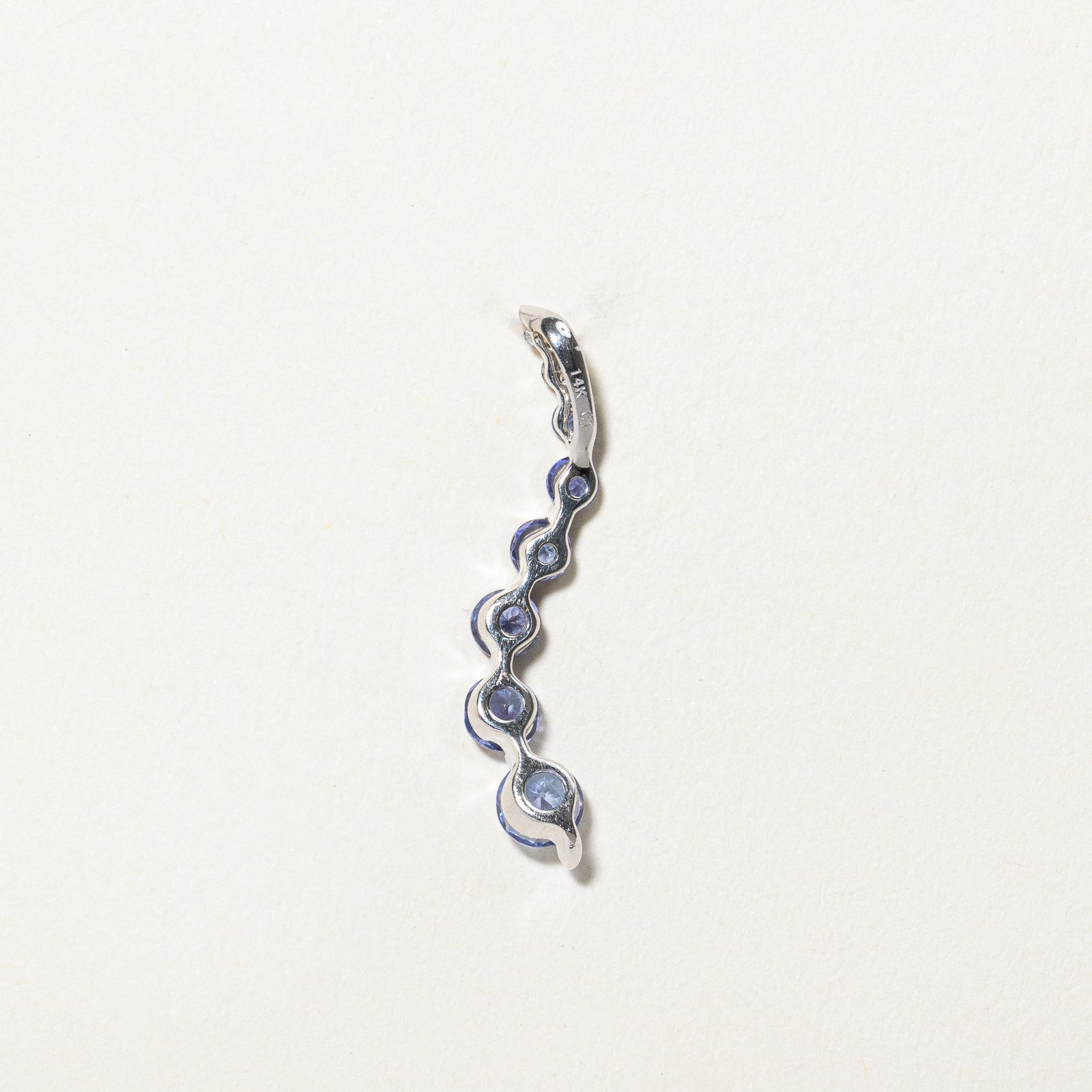 Tanzanite & Diamond Drop Pendant | 1.40ctw, 0.06ctw |
