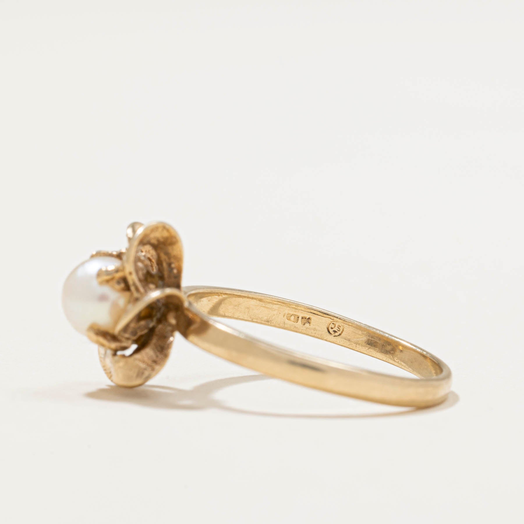 Bague à motif floral et perles | Taille 5,5