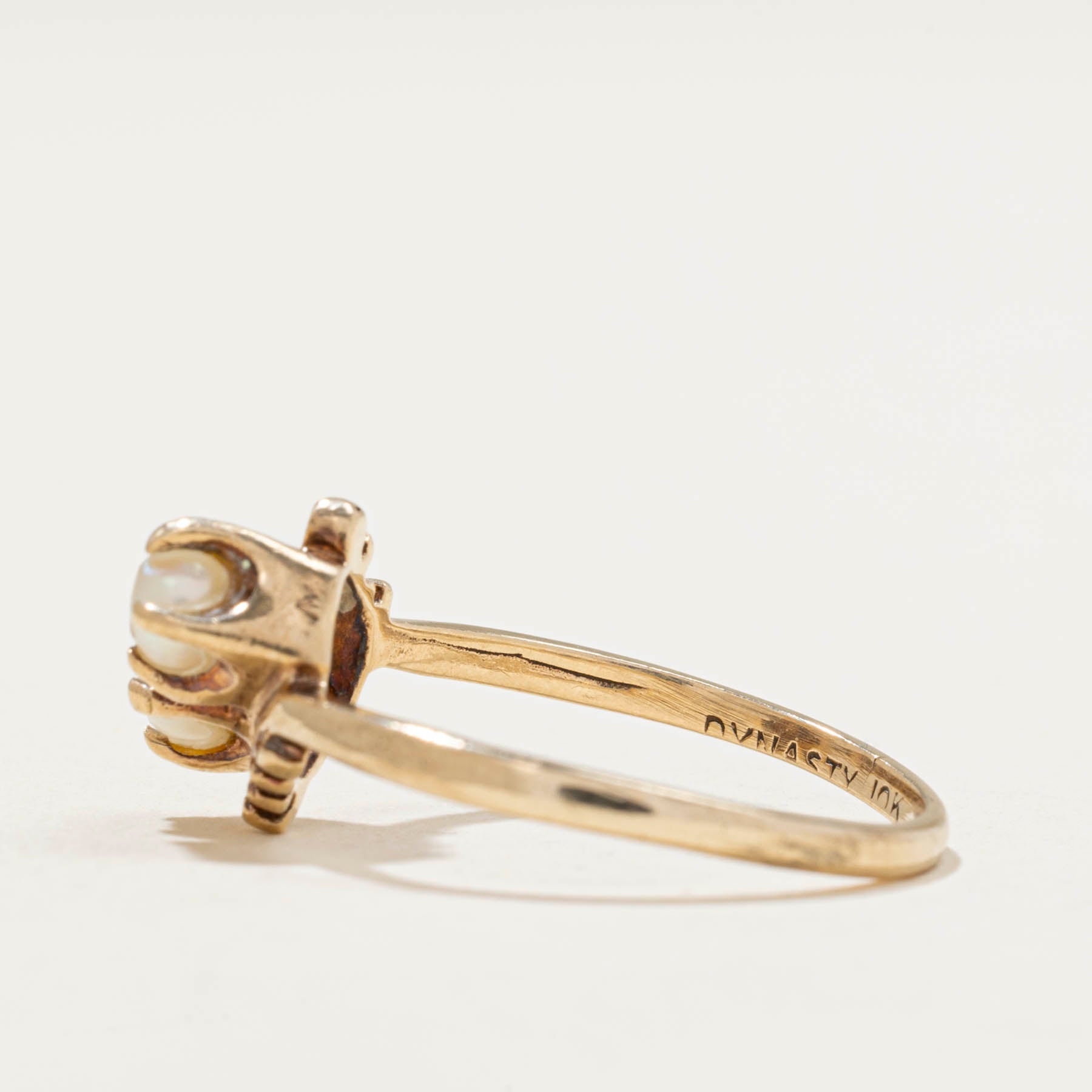 Toi et Moi Pearl Ring | SZ 7