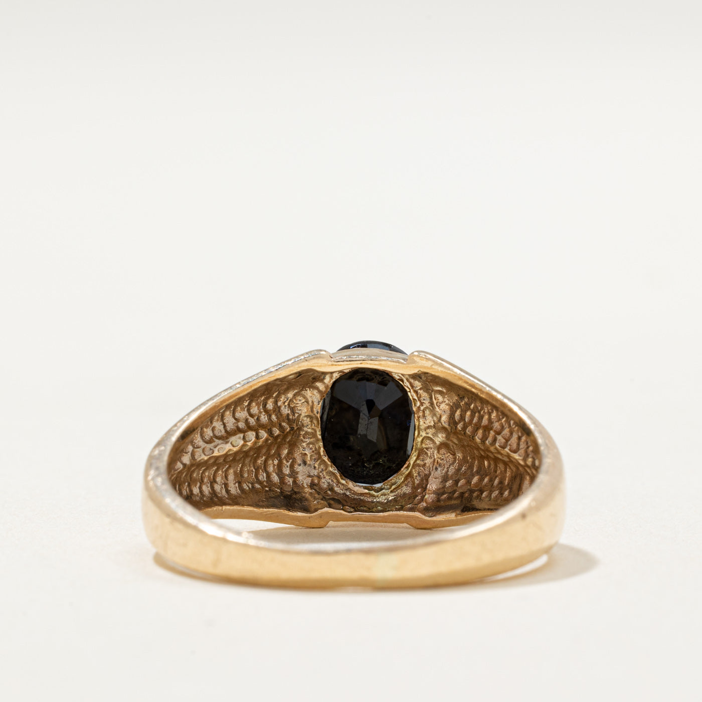 10K Oval Cut Sapphire Ring | 1.50ct | SZ 7.5