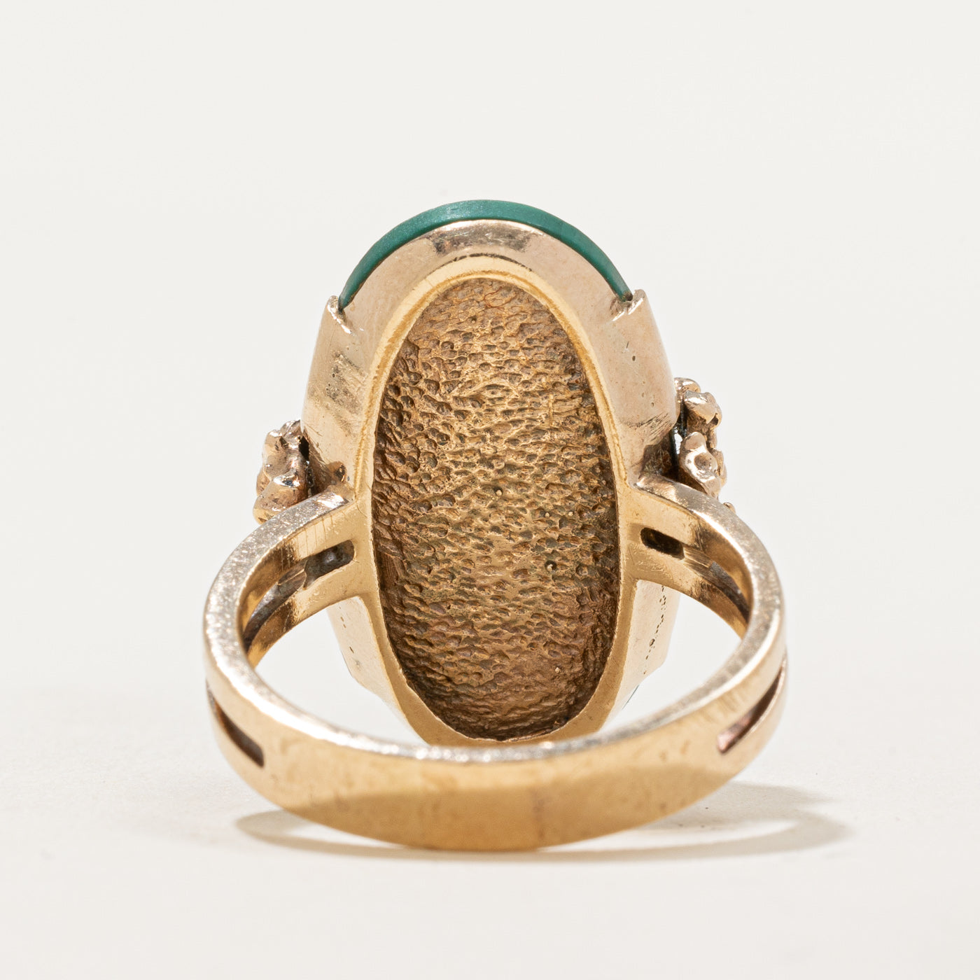 Malachite Textured Cocktail Ring | 7.00ct | SZ 8.5