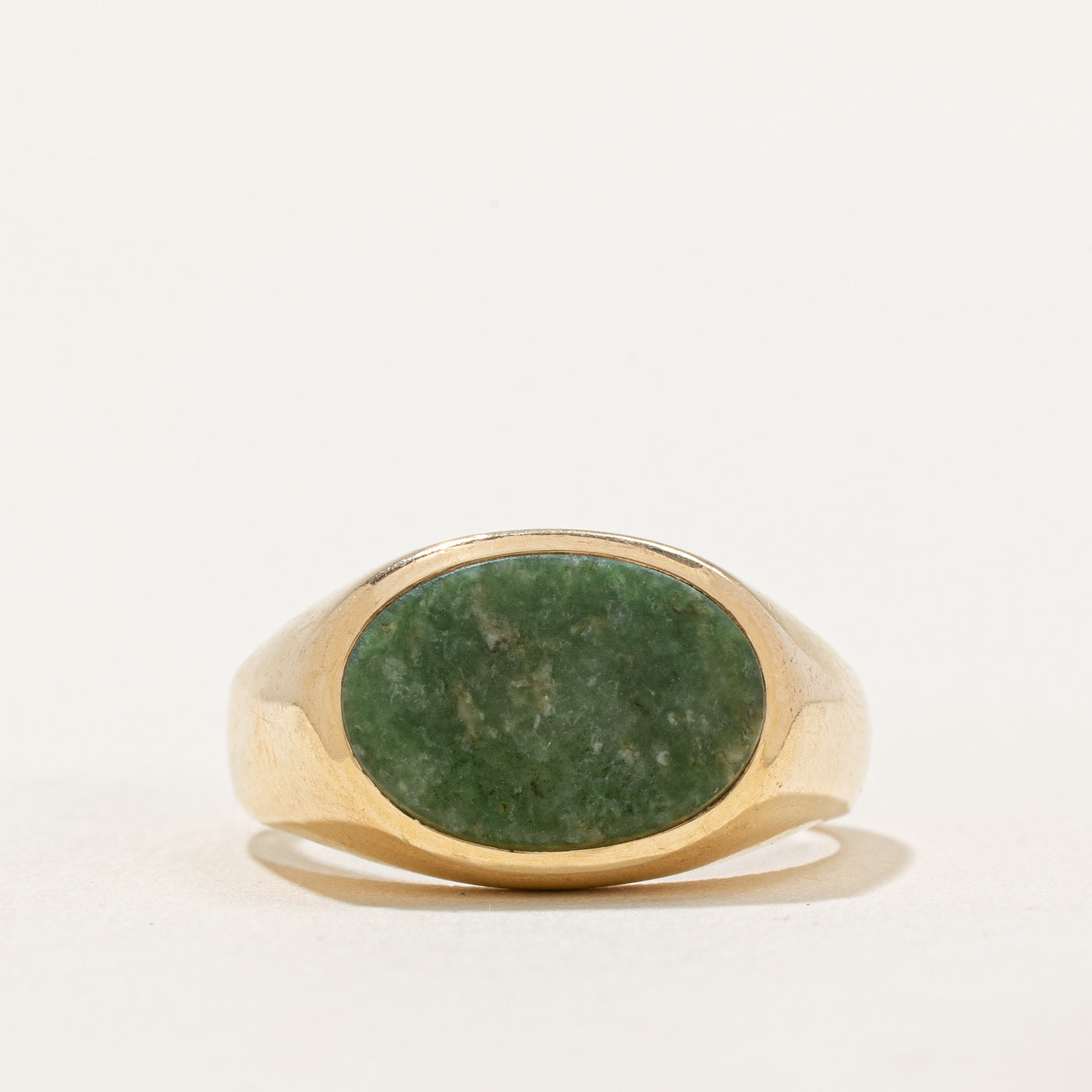Bezel Set Quartzite Signet Ring | 2.20ct | SZ 9.5