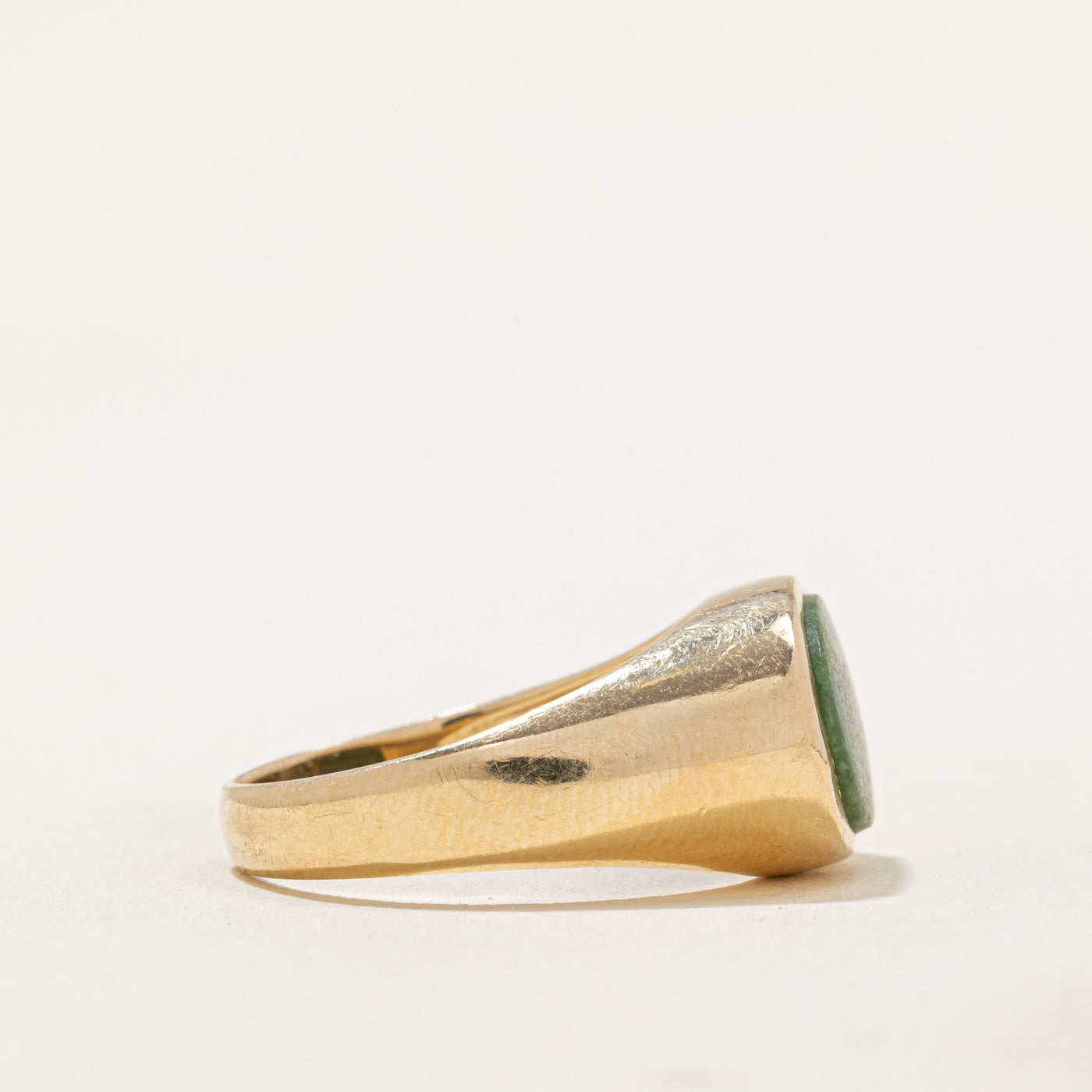 Bezel Set Quartzite Signet Ring | 2.20ct | SZ 9.5