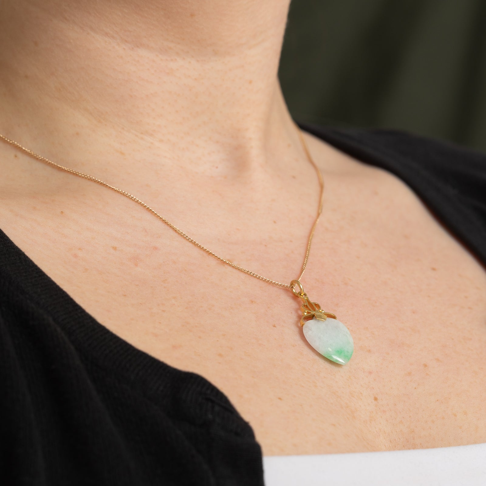 Jadeite Heart Pendant | 14.50ct